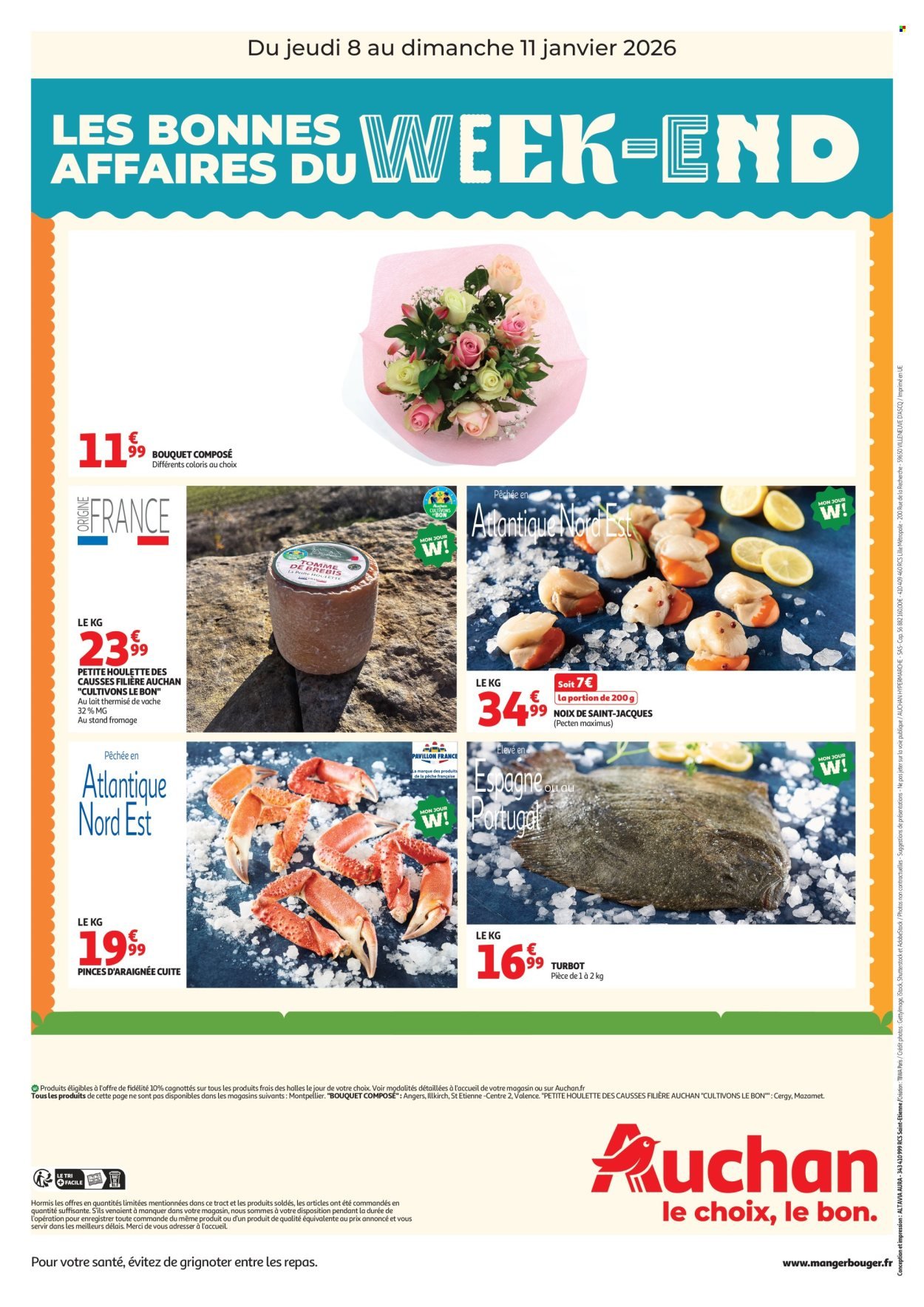 Catalogue AUCHAN - Les bons plans du week-end dans votre hyper ! (2026-01-08 - 2026-01-11)