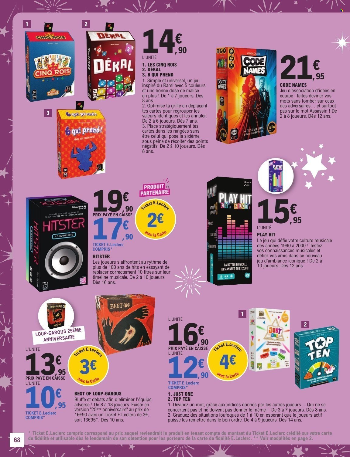 Catalogue E.LECLERC - JOUETS NOEL