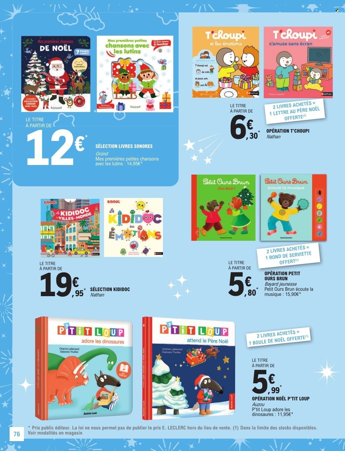 Catalogue E.LECLERC - JOUETS NOEL