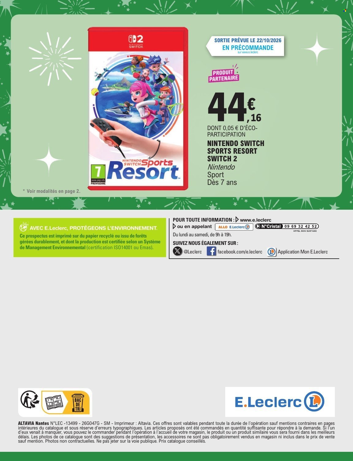 Catalogue E.LECLERC - JOUETS NOEL