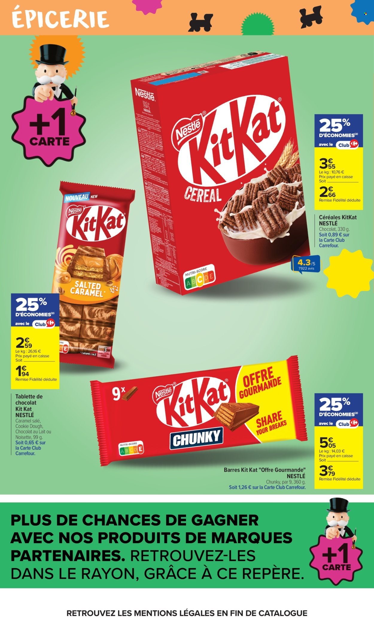 Catalogue CARREFOUR MARKET - LE MOIS MONOPOLY