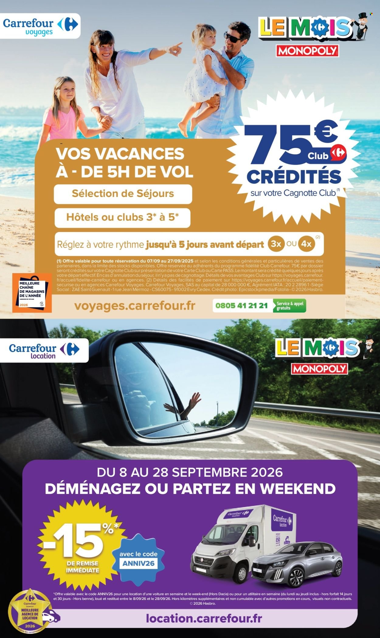 Catalogue CARREFOUR MARKET - LE MOIS MONOPOLY