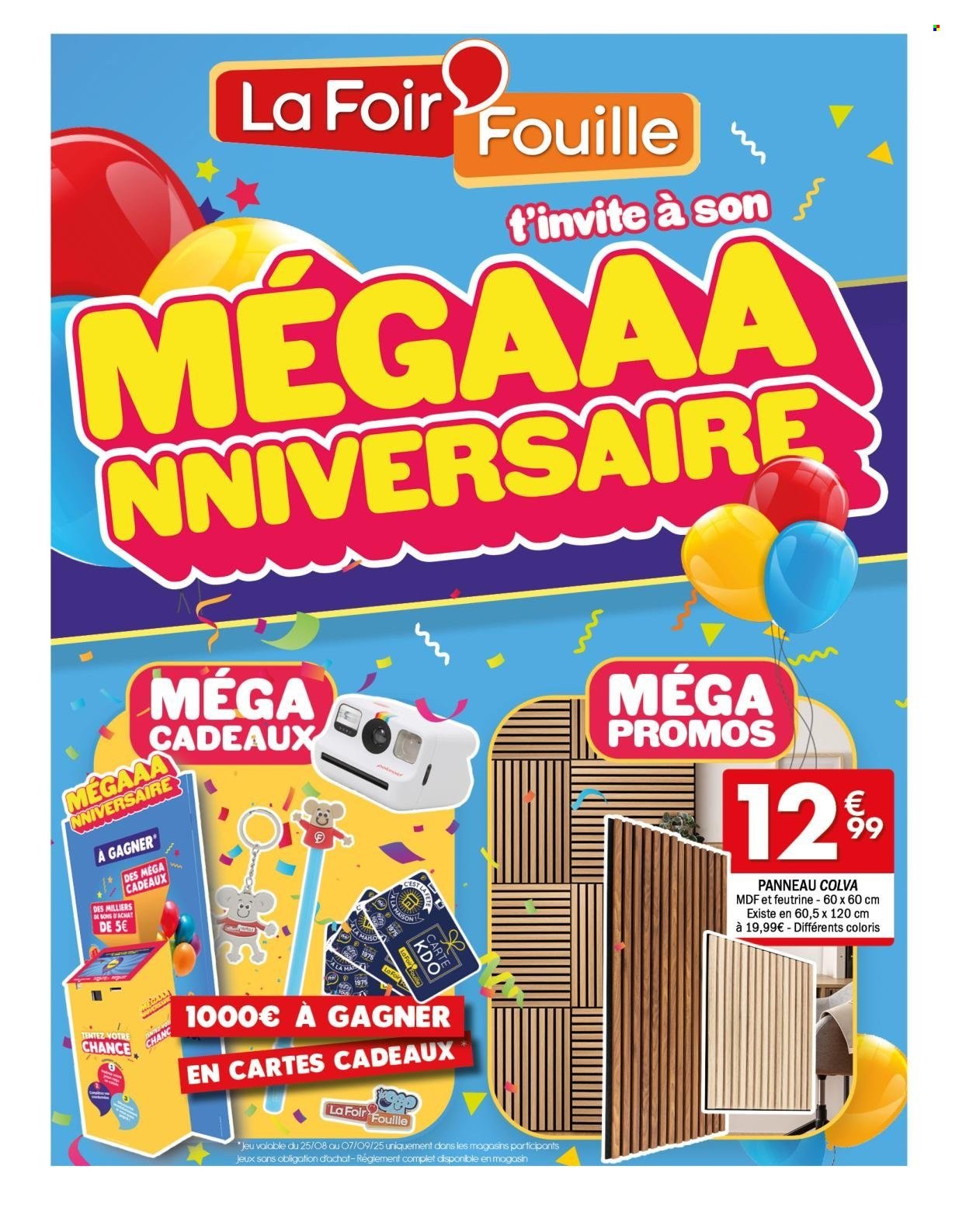 Catalogue LA FOIR'FOUILLE - Du lundi 25 août 2025 (2025-08-25 - 2025-09-07)
