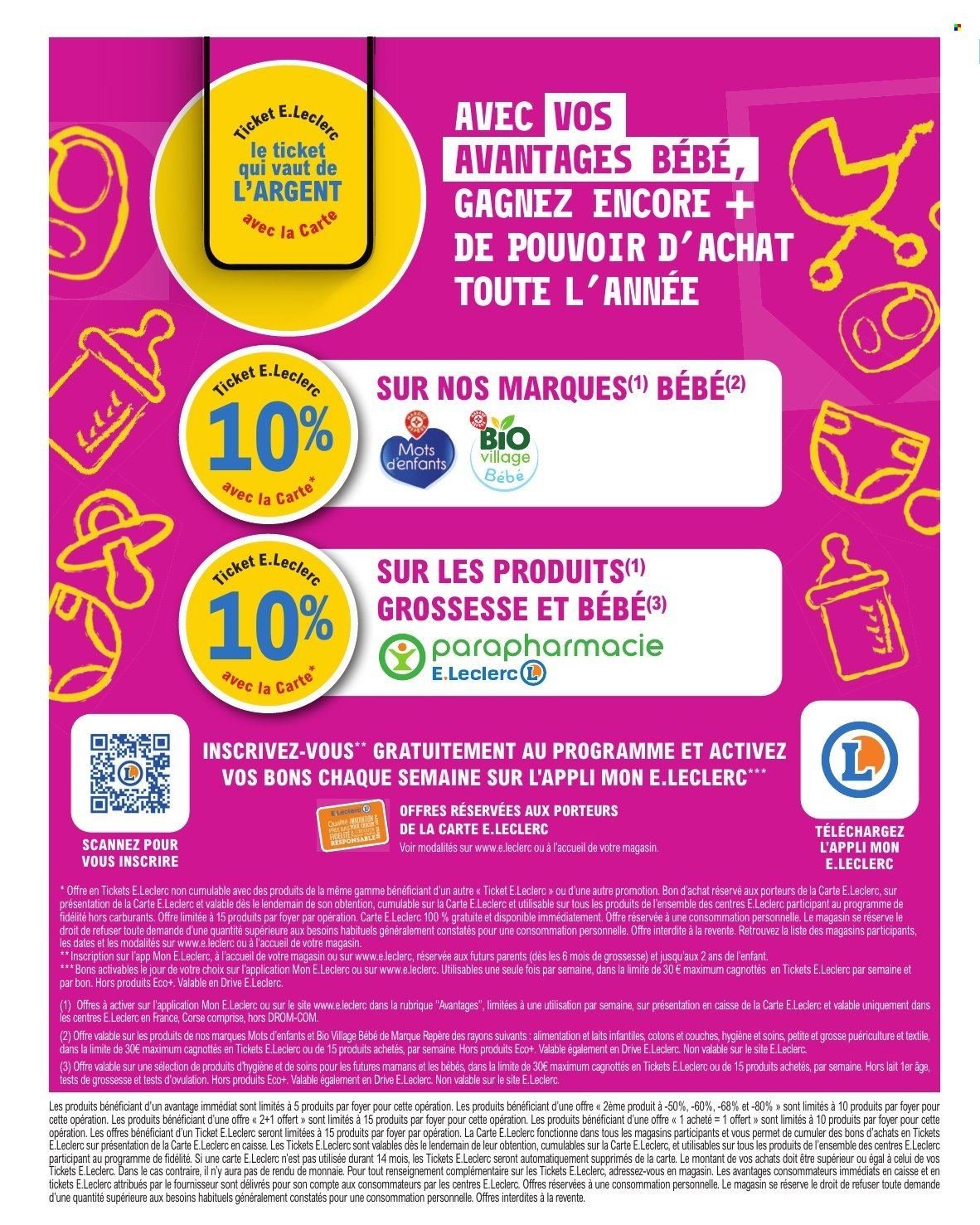 Catalogue E.LECLERC - BEBE (2026-04-07 - 2026-04-18)