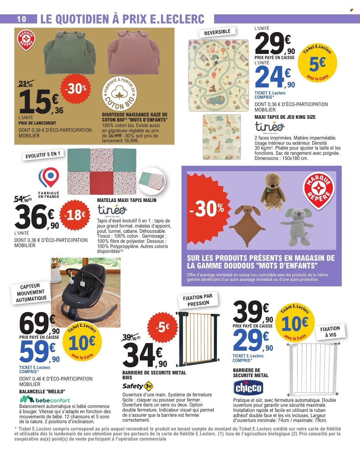 Catalogue E.LECLERC - BEBE (2026-04-07 - 2026-04-18)