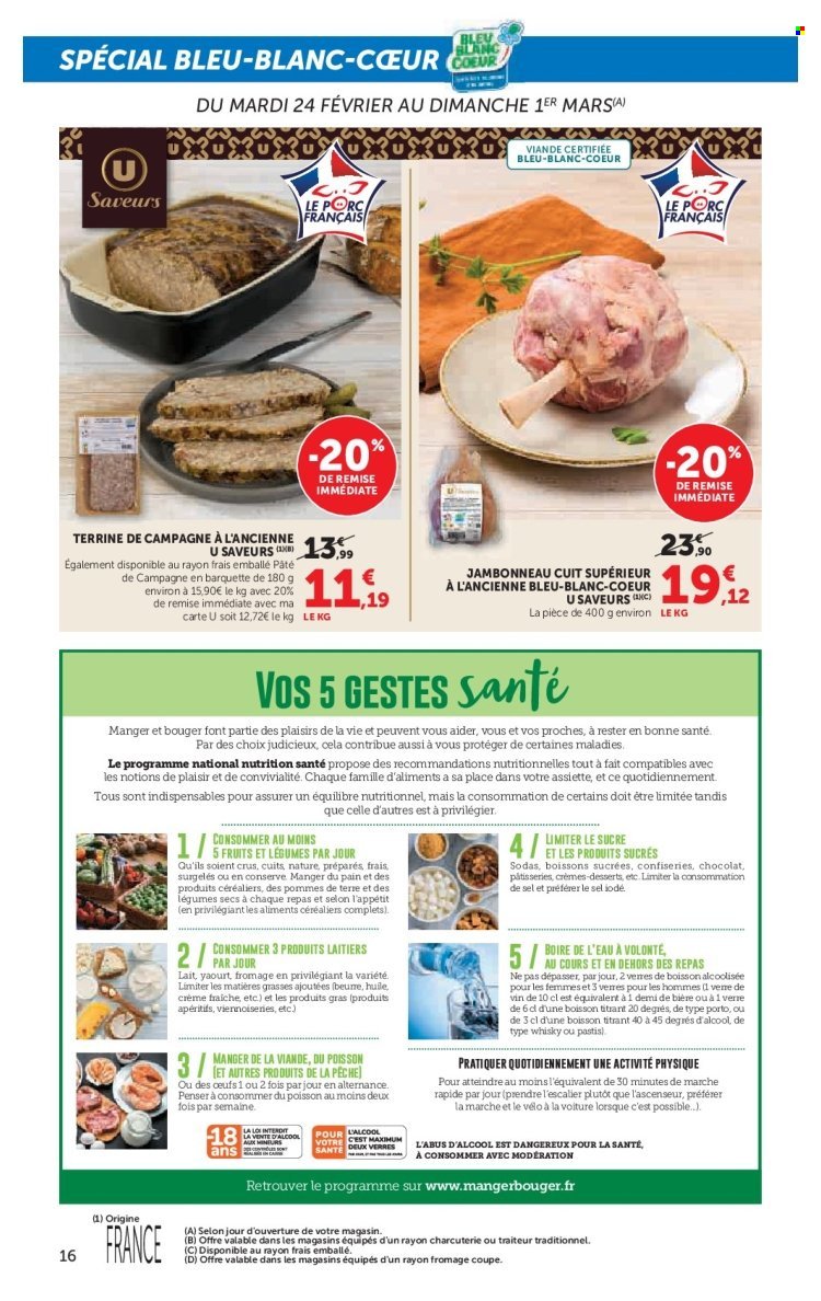 Catalogue SUPER U - Les prix bas de la semaine (2026-02-24 - 2026-03-08)