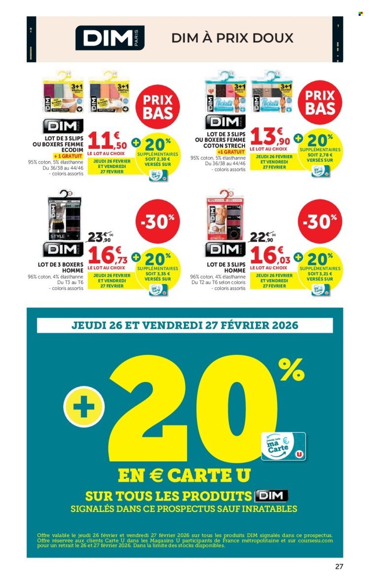 Catalogue SUPER U - Les prix bas de la semaine