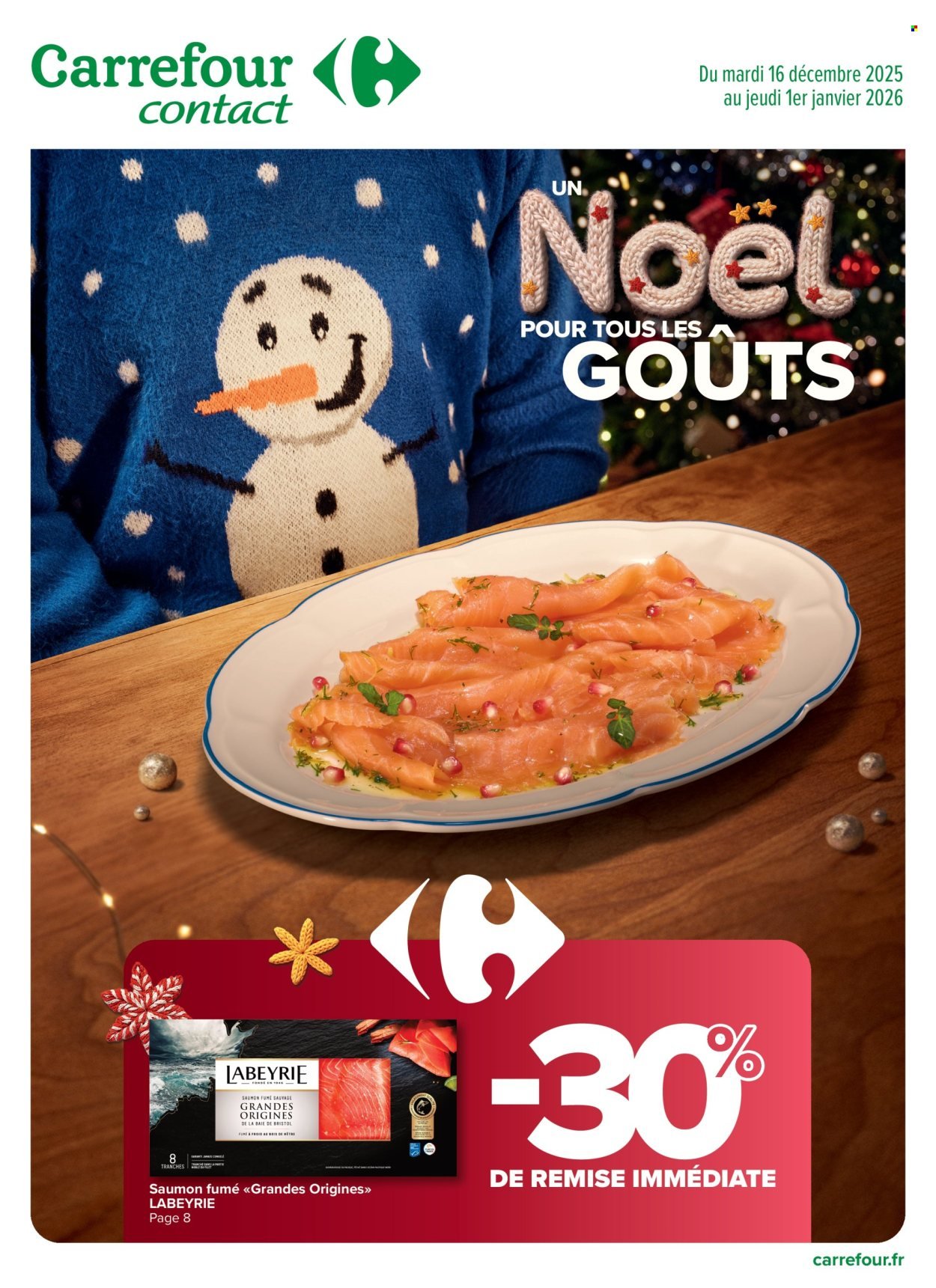 Catalogue CARREFOUR CONTACT - UN NOËL POUR TOUS LES GOÛTS (2025-12-16 - 2026-01-01)