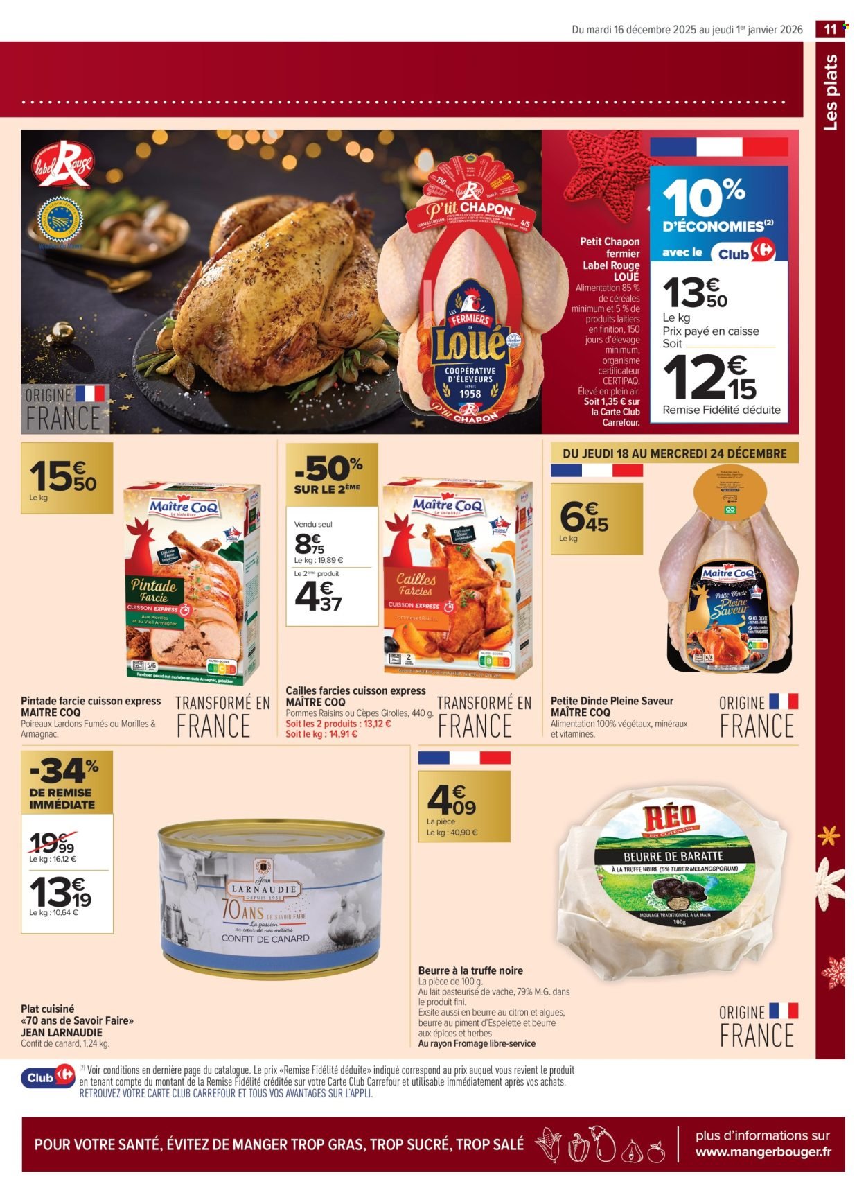 Catalogue CARREFOUR CONTACT - UN NOËL POUR TOUS LES GOÛTS (2025-12-16 - 2026-01-01)