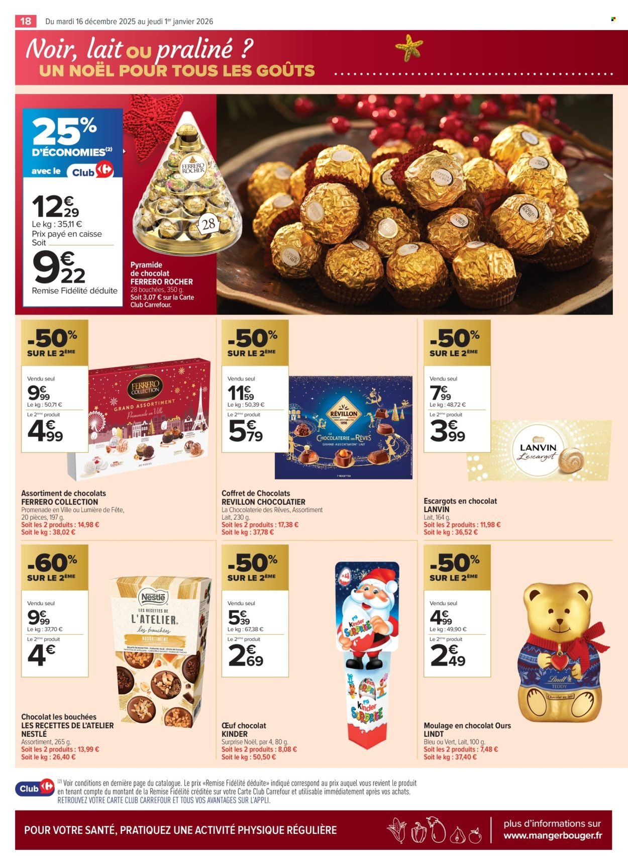 Catalogue CARREFOUR CONTACT - UN NOËL POUR TOUS LES GOÛTS (2025-12-16 - 2026-01-01)