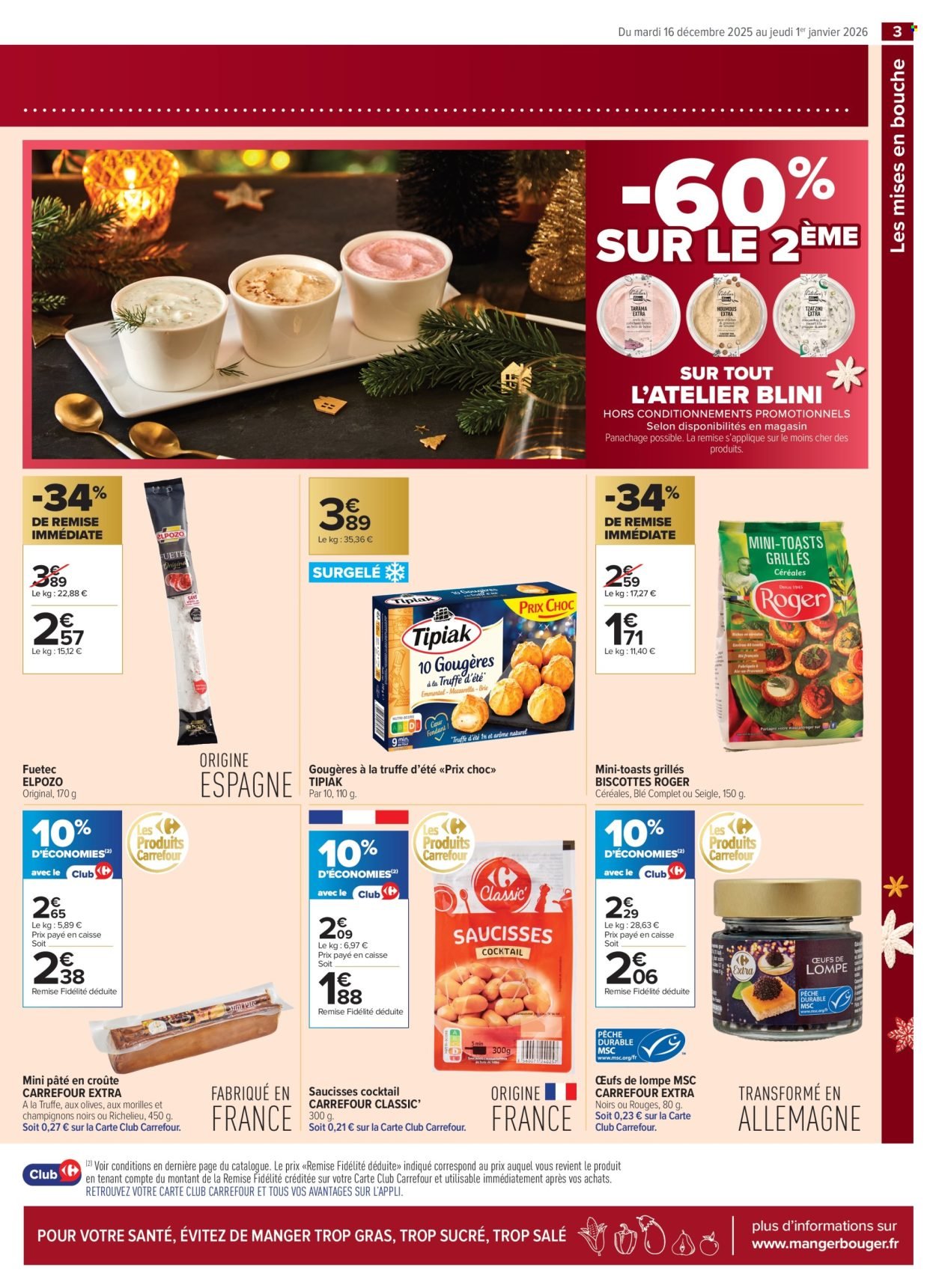 Catalogue CARREFOUR CONTACT - UN NOËL POUR TOUS LES GOÛTS (2025-12-16 - 2026-01-01)