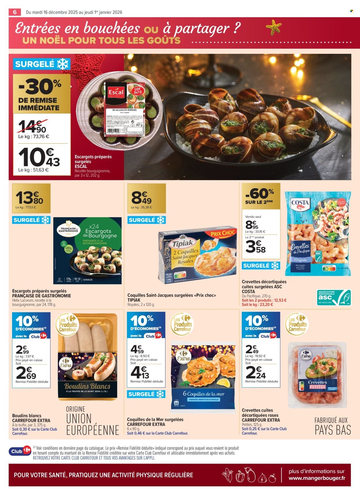 Catalogue CARREFOUR CONTACT - UN NOËL POUR TOUS LES GOÛTS (2025-12-16 - 2026-01-01)
