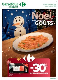 Catalogue CARREFOUR CONTACT - UN NOËL POUR TOUS LES GOÛTS (2025-12-16 - 2026-01-01)