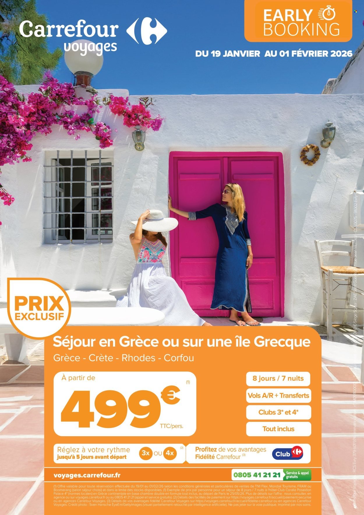 Catalogue CARREFOUR - RÉSERVEZ TÔT VOS VACANCES PRINTEMPS / ÉTÉ (2026-01-19 - 2026-02-01)