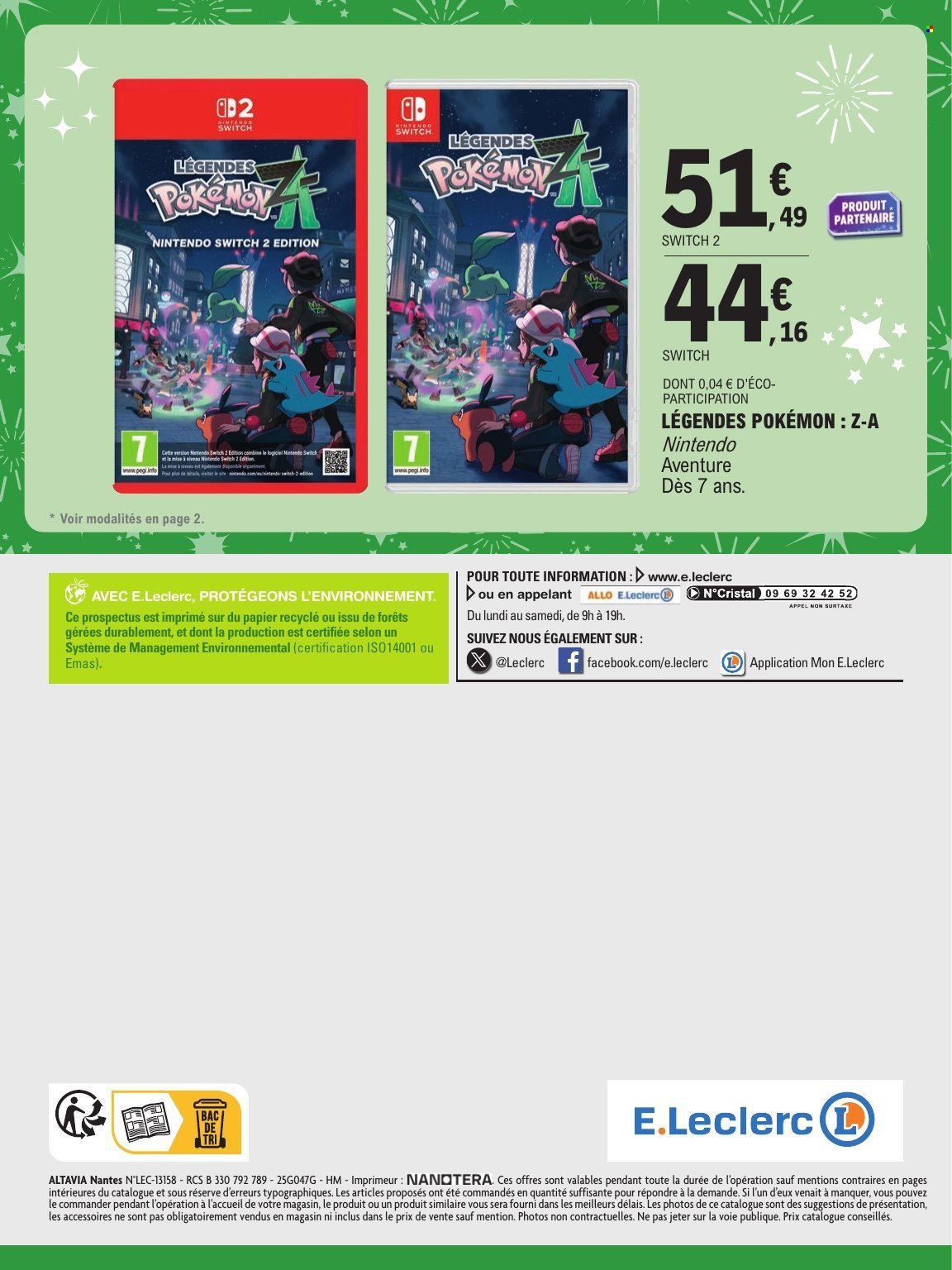 Catalogue E.LECLERC - JOUETS (2025-10-21 - 2025-12-06)