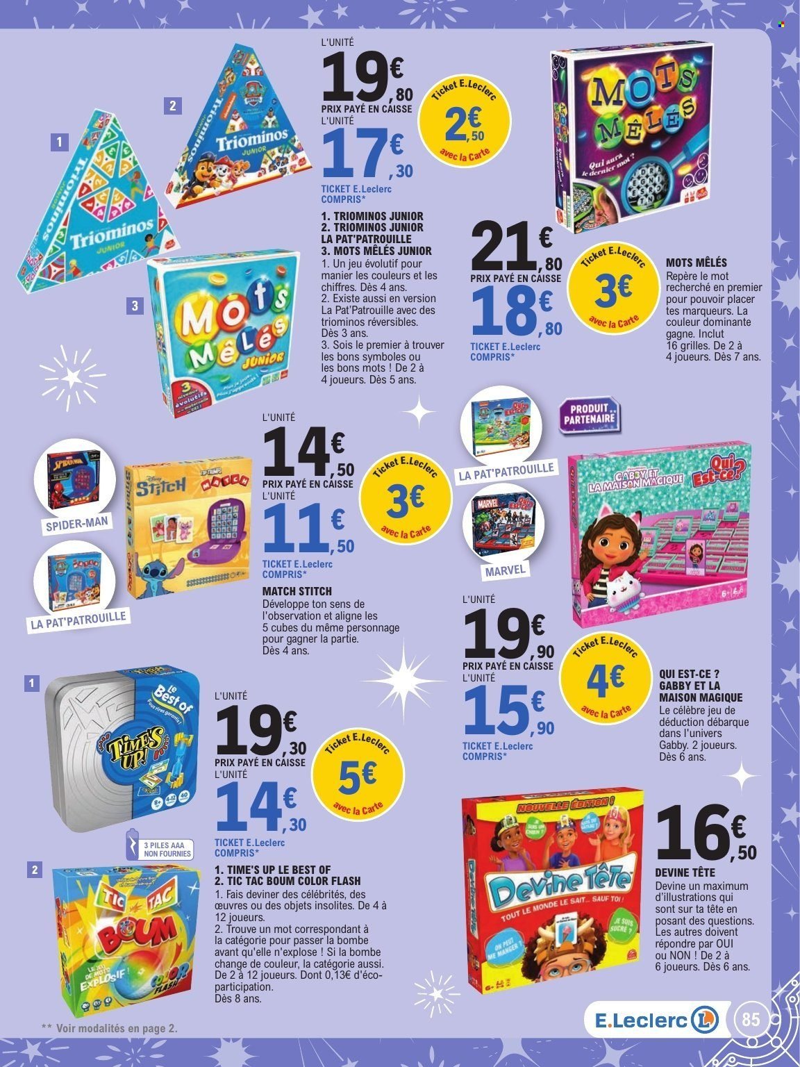 Catalogue E.LECLERC - JOUETS (2025-10-21 - 2025-12-06)