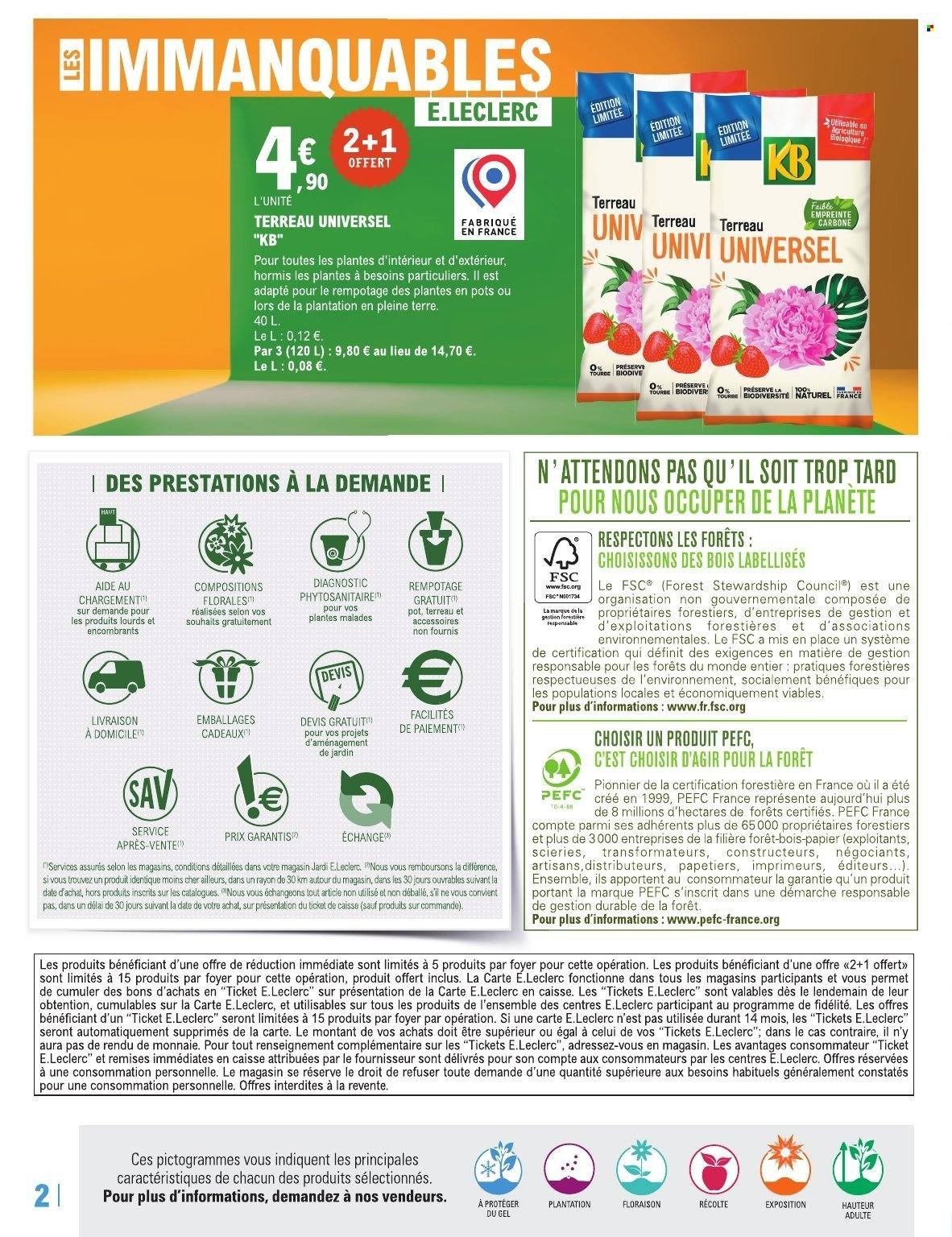 Catalogue E.LECLERC - TRAFIC JARDI PRINTEMPS