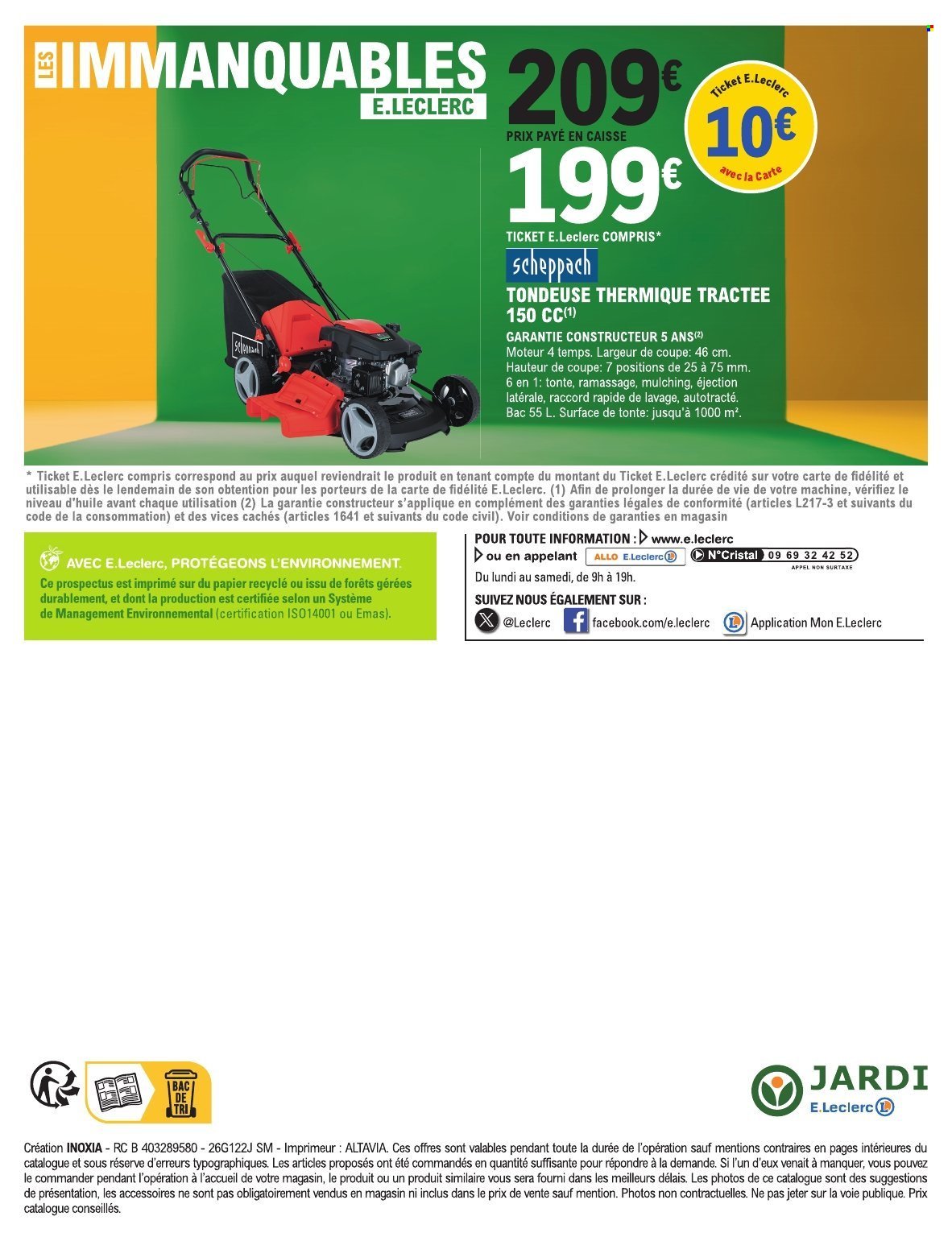 Catalogue E.LECLERC - TRAFIC JARDI PRINTEMPS