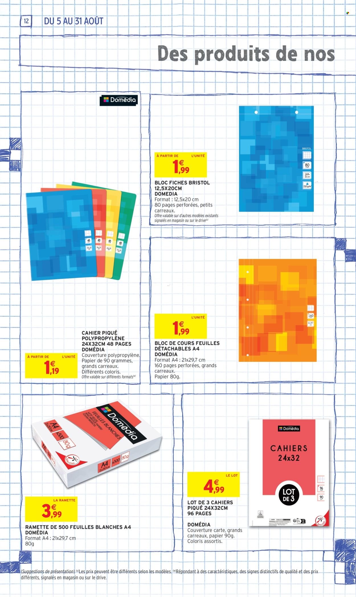 Catalogue INTERMARCHÉ - 70% en avantage carte sur une sélection rentrée des classes (2025-08-05 - 2025-08-31)