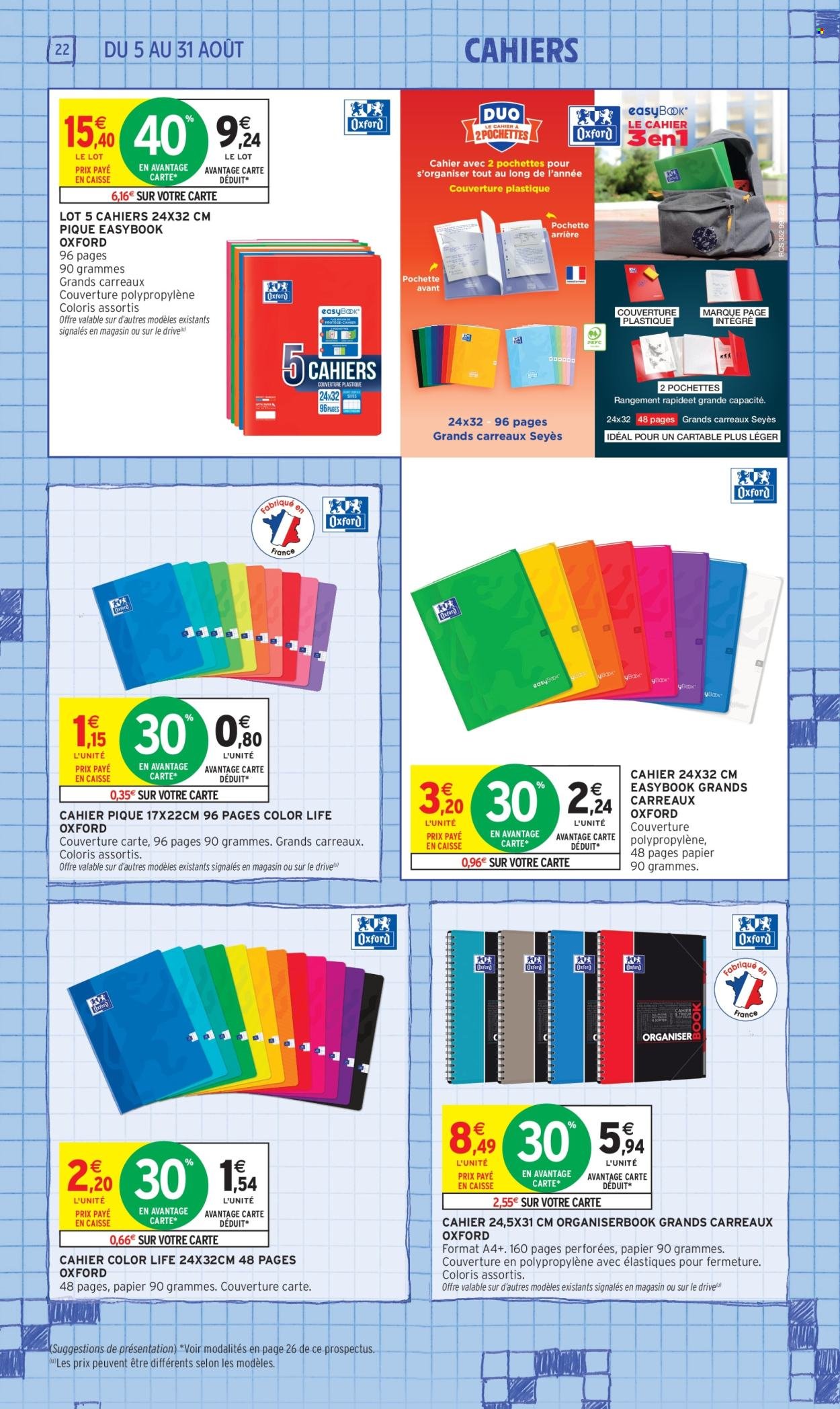 Catalogue INTERMARCHÉ - 70% en avantage carte sur une sélection rentrée des classes (2025-08-05 - 2025-08-31)