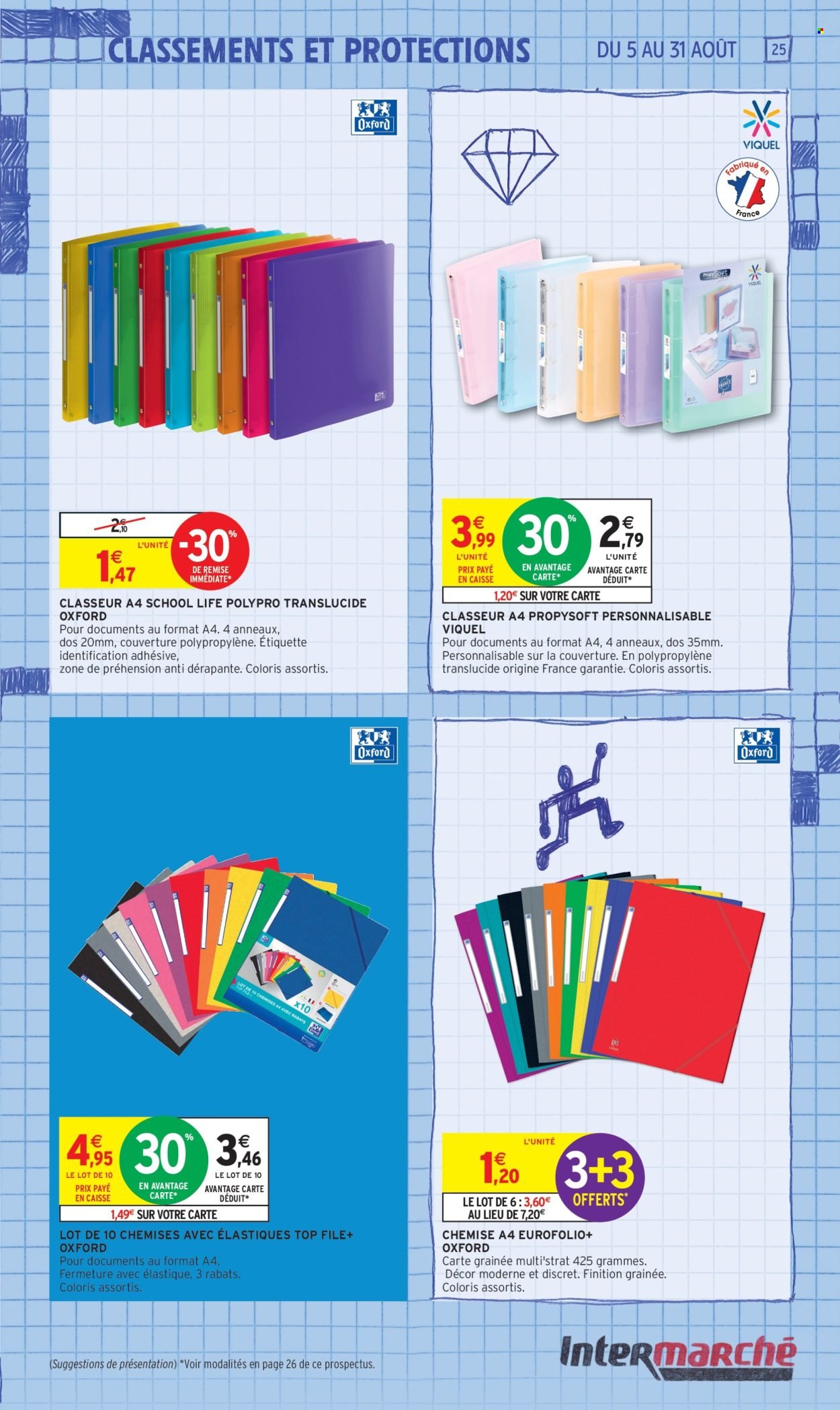 Catalogue INTERMARCHÉ - 70% en avantage carte sur une sélection rentrée des classes (2025-08-05 - 2025-08-31)