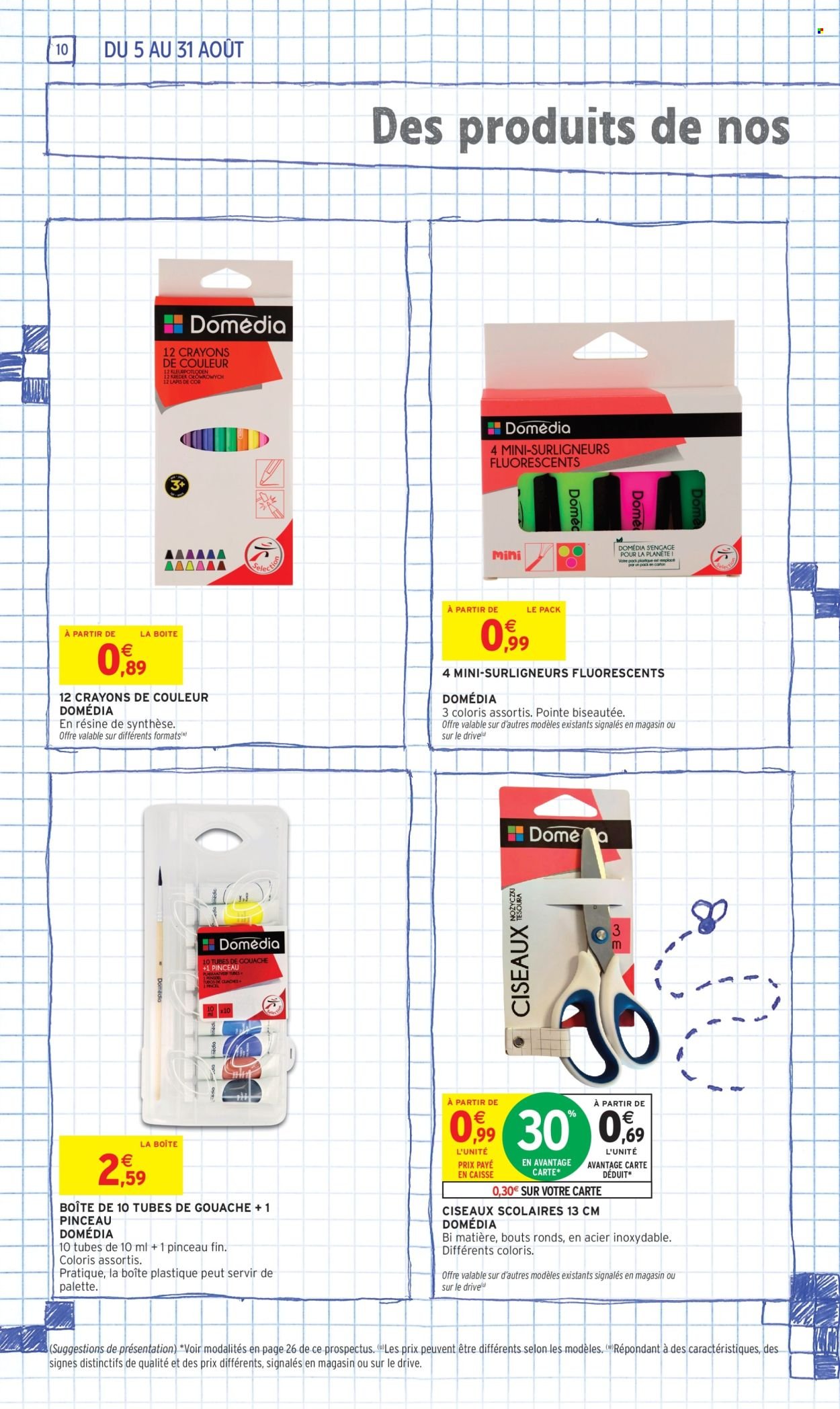 Catalogue INTERMARCHÉ - 70% en avantage carte sur une sélection rentrée des classes (2025-08-05 - 2025-08-31)
