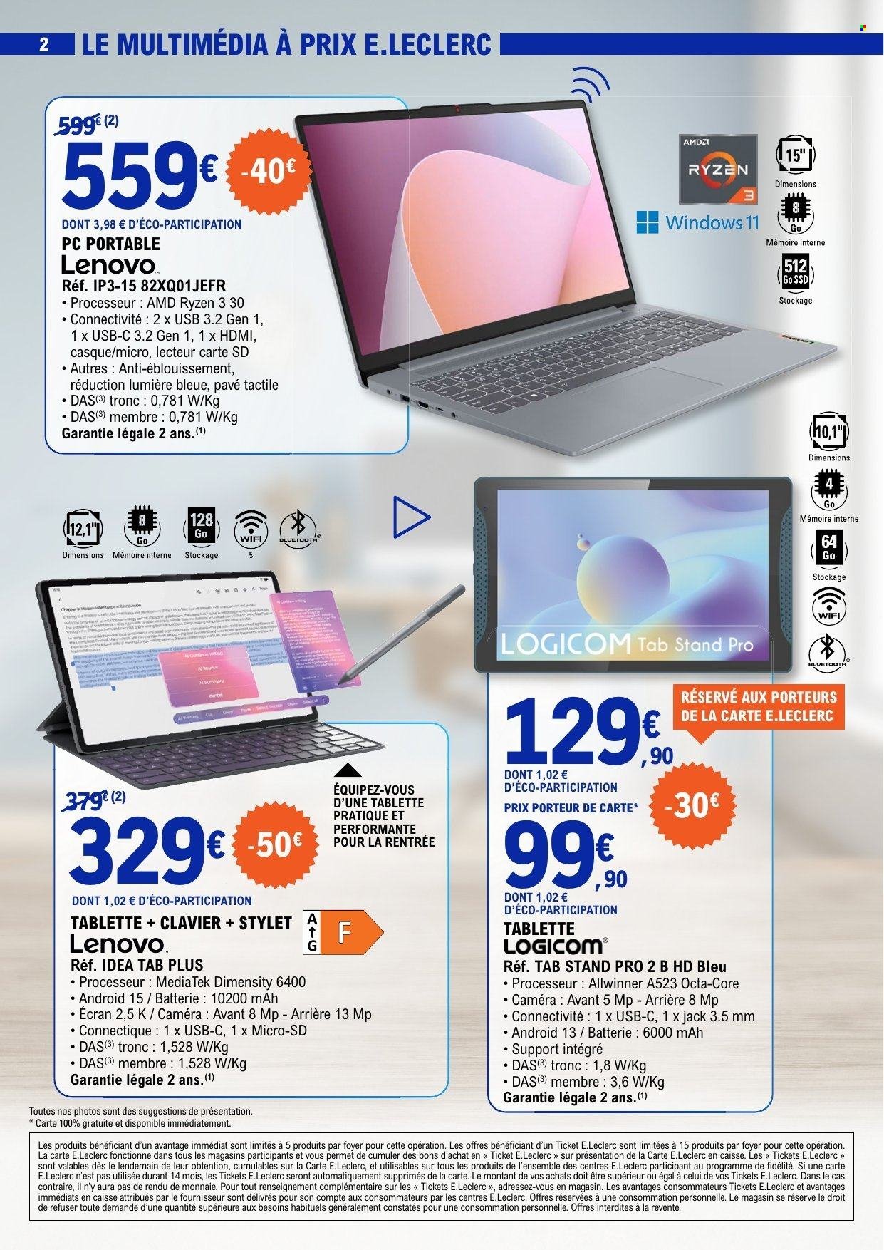 Catalogue E.LECLERC - RENTREE CONNECTEE