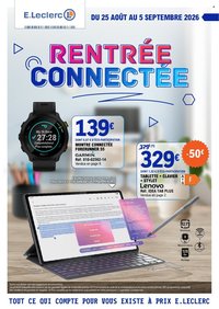 Catalogue E.LECLERC - RENTREE CONNECTEE
