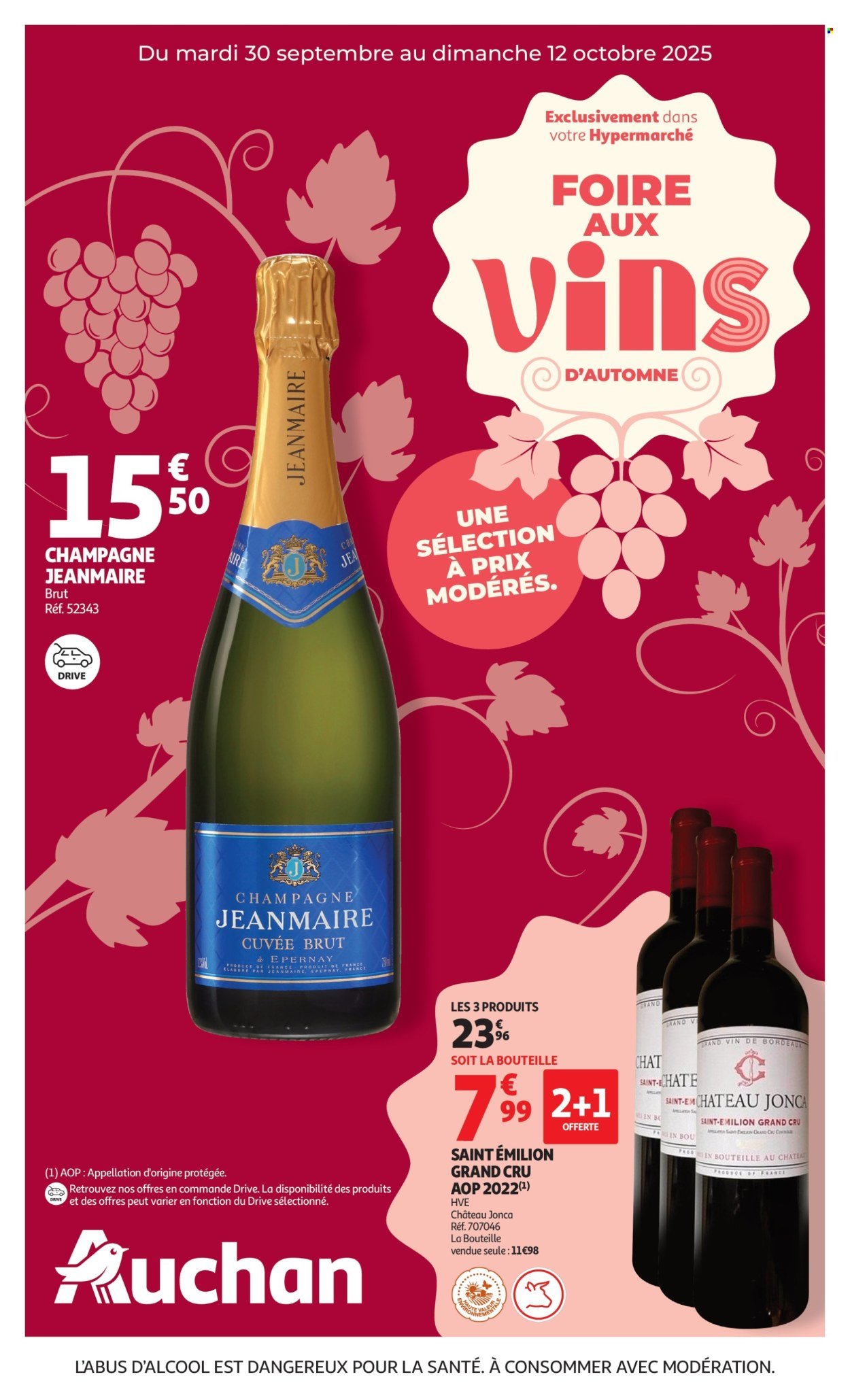 Catalogue AUCHAN - Foire aux Vins d'Automne (2025-09-30 - 2025-10-12)