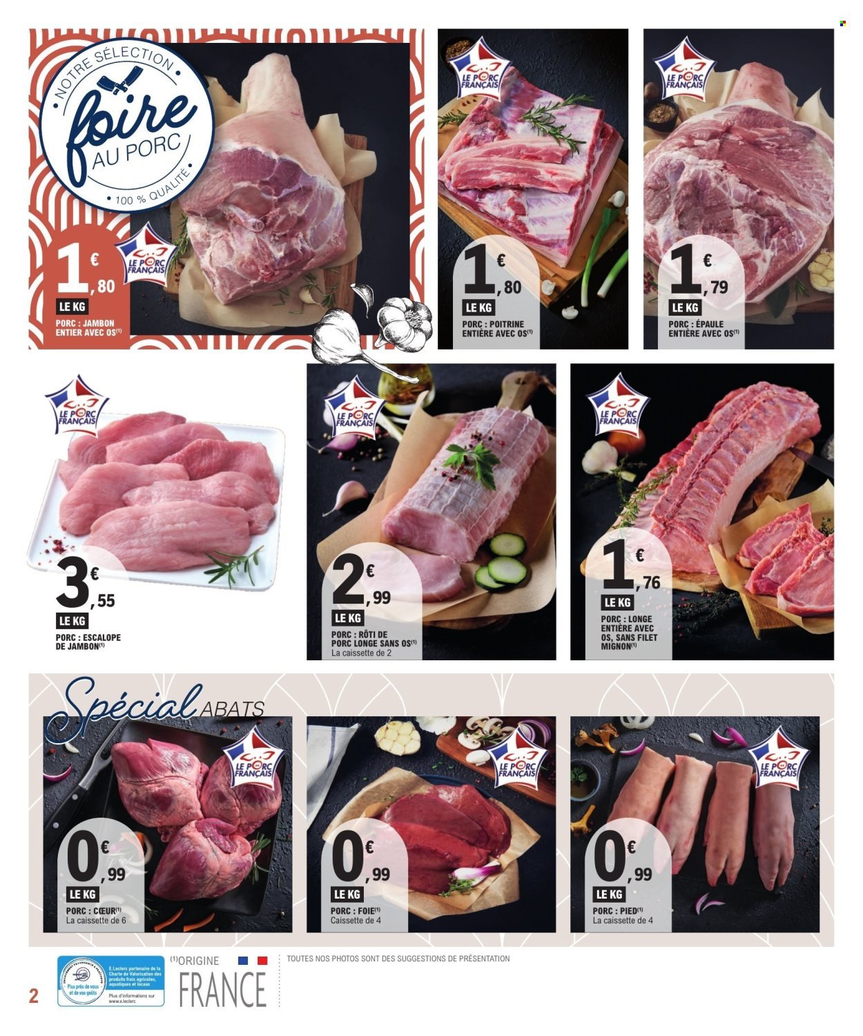 Catalogue E.LECLERC - FOIRE AU PORC