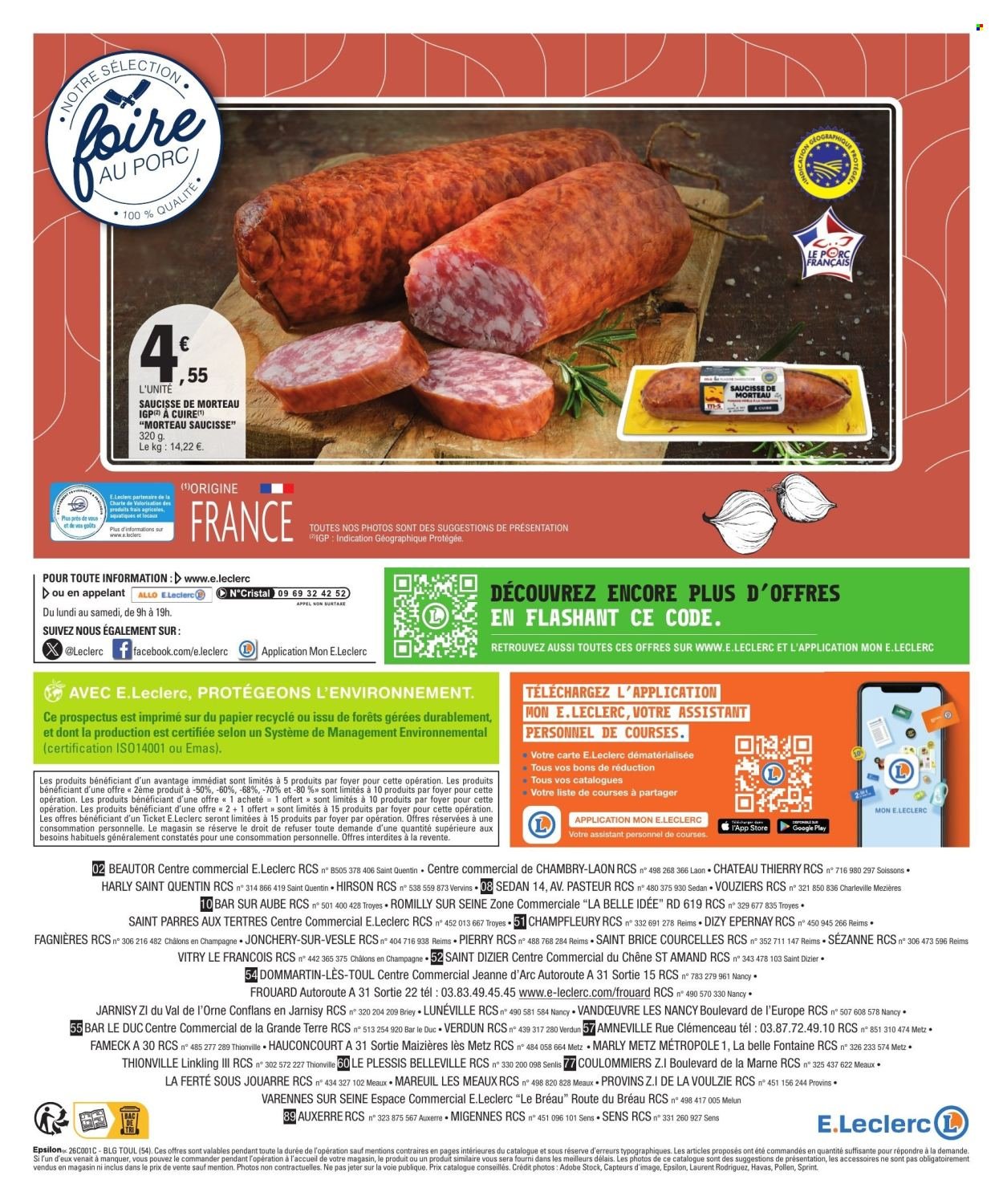 Catalogue E.LECLERC - FOIRE AU PORC