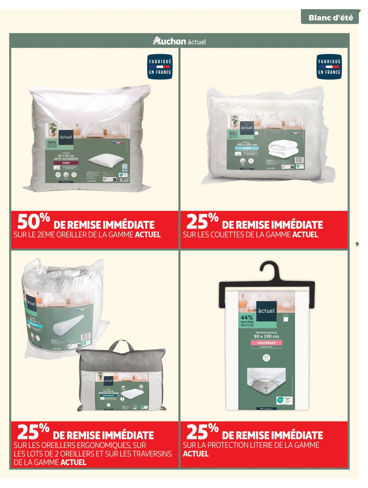 Catalogue AUCHAN - Linge de maison & déco