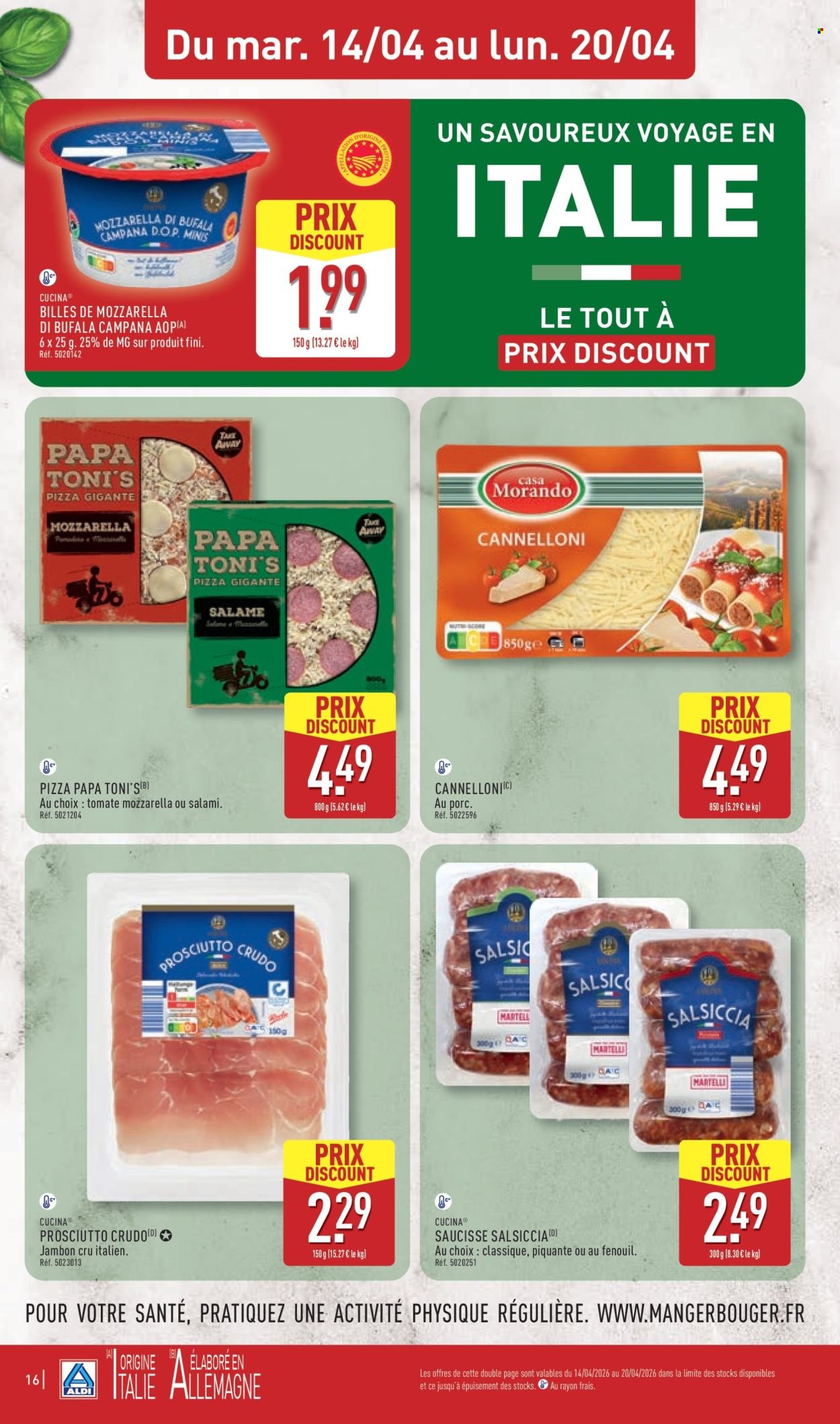 Catalogue ALDI - Un savourex voyage en Italie à prix discount (2026-04-14 - 2026-04-20)