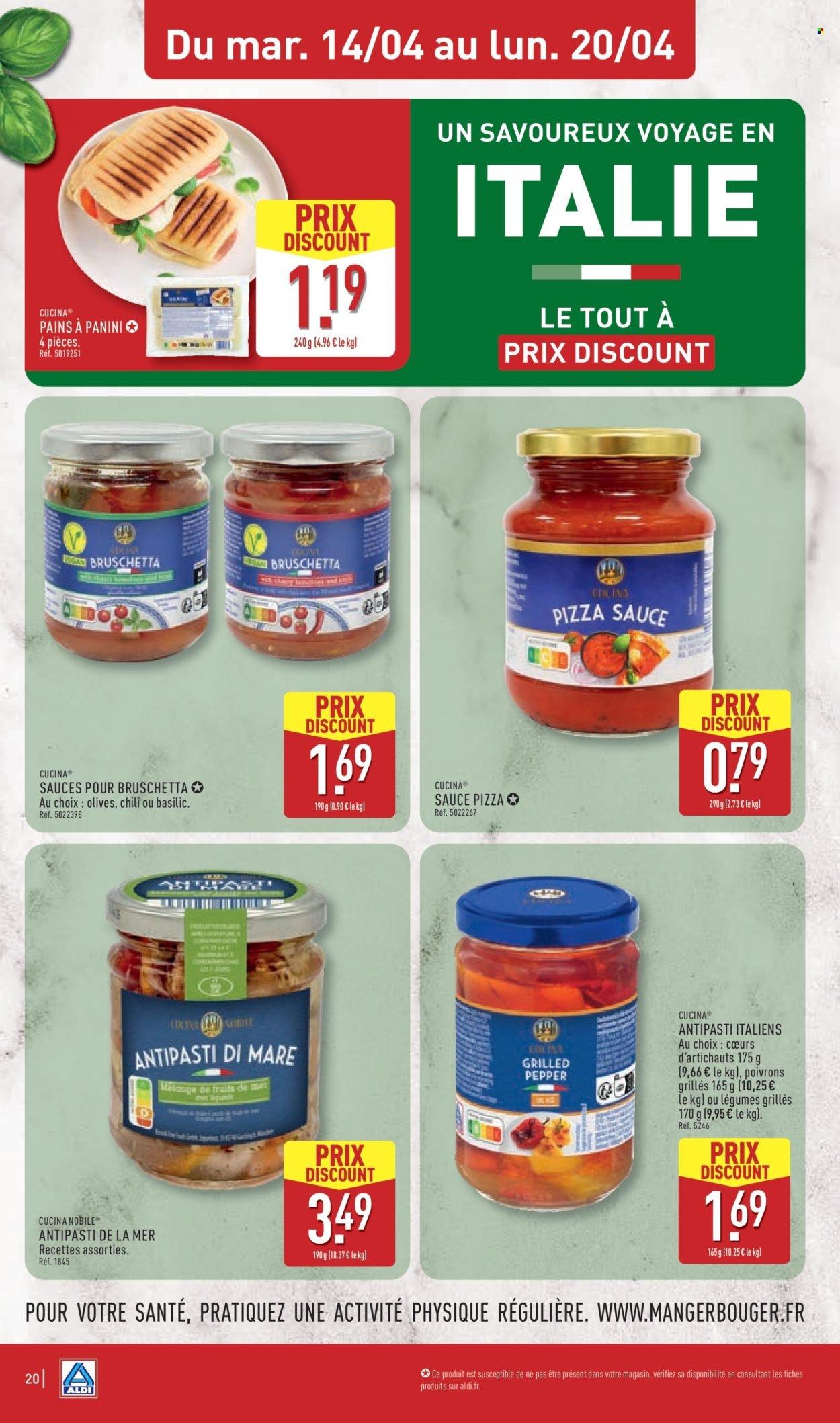 Catalogue ALDI - Un savourex voyage en Italie à prix discount (2026-04-14 - 2026-04-20)