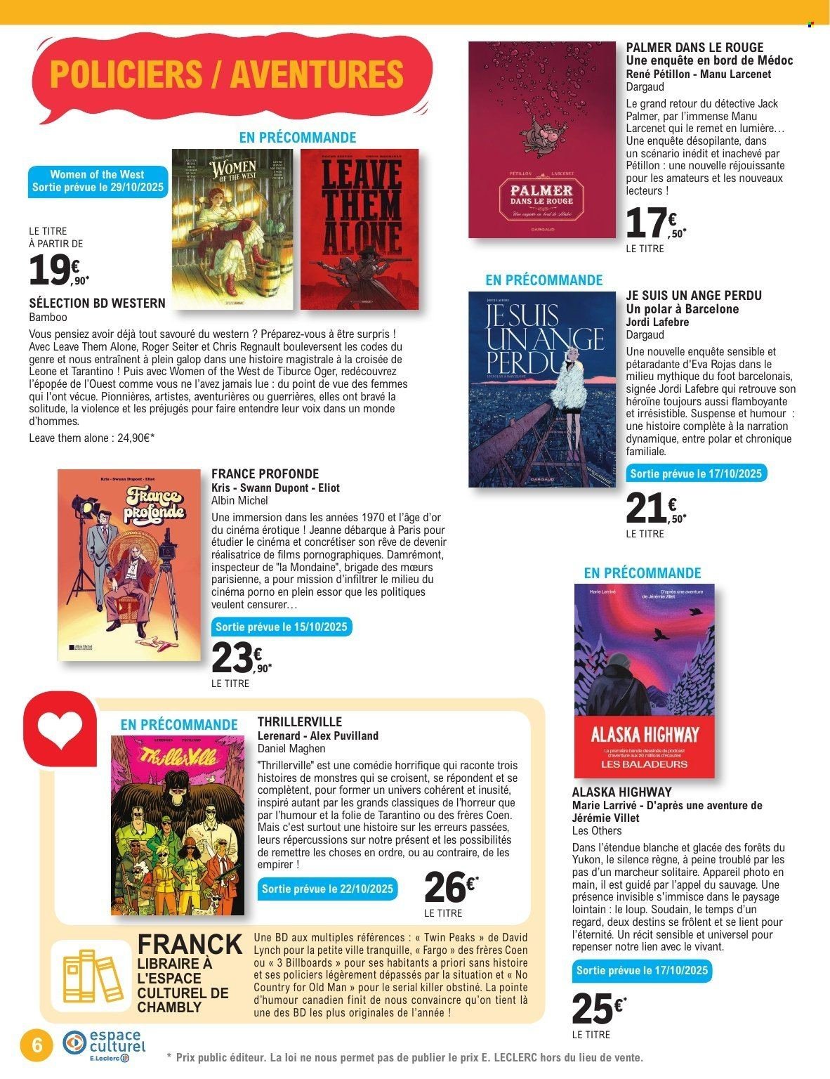 Catalogue E.LECLERC - GUIDE BD