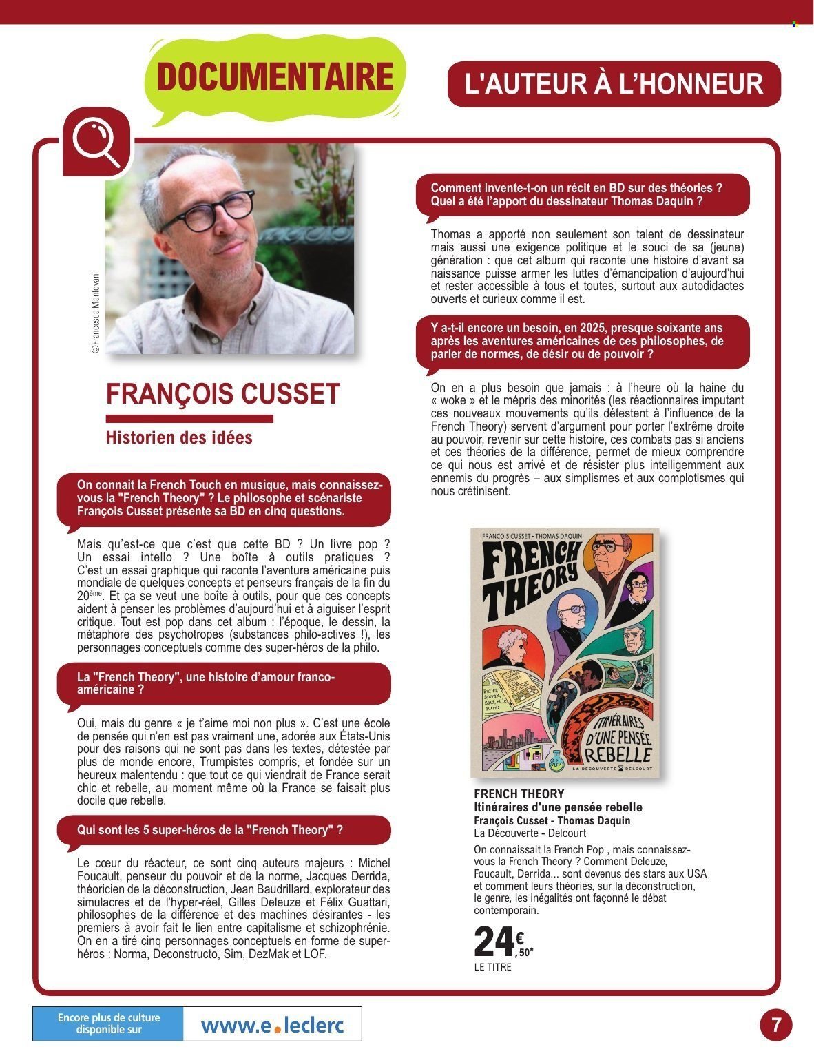 Catalogue E.LECLERC - GUIDE BD