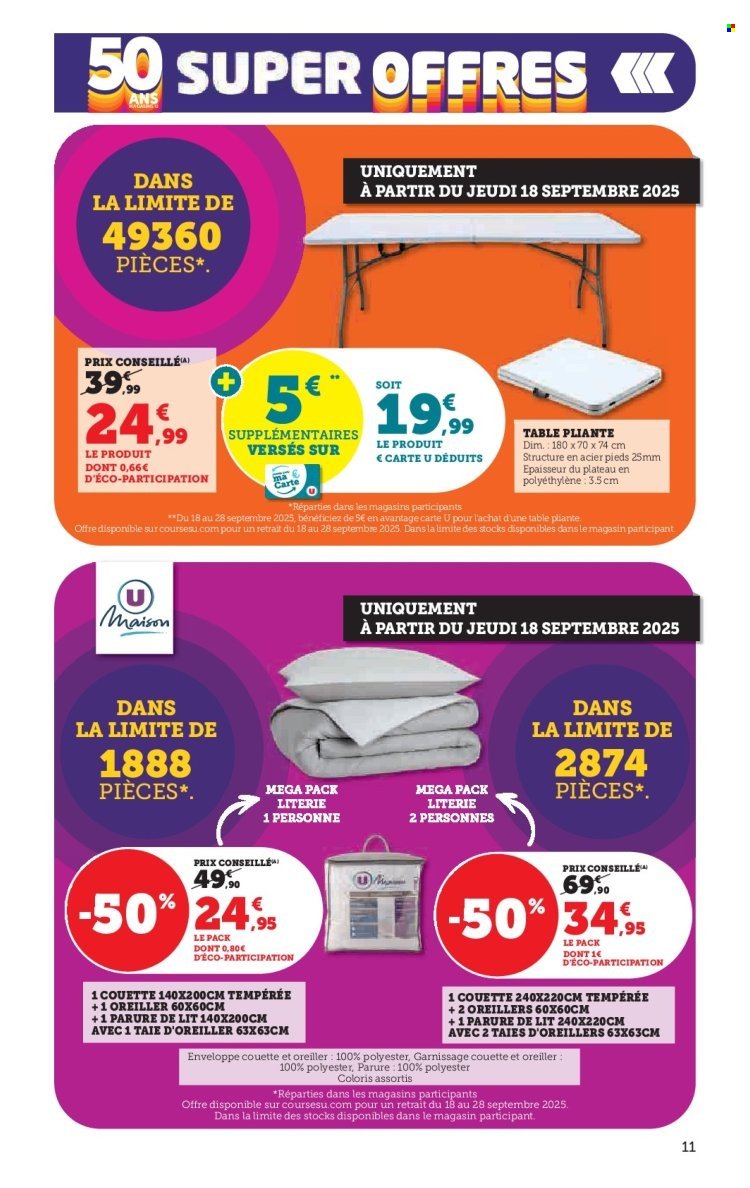 Catalogue HYPER U - Les prix bas de la semaine (2025-09-16 - 2025-09-28)