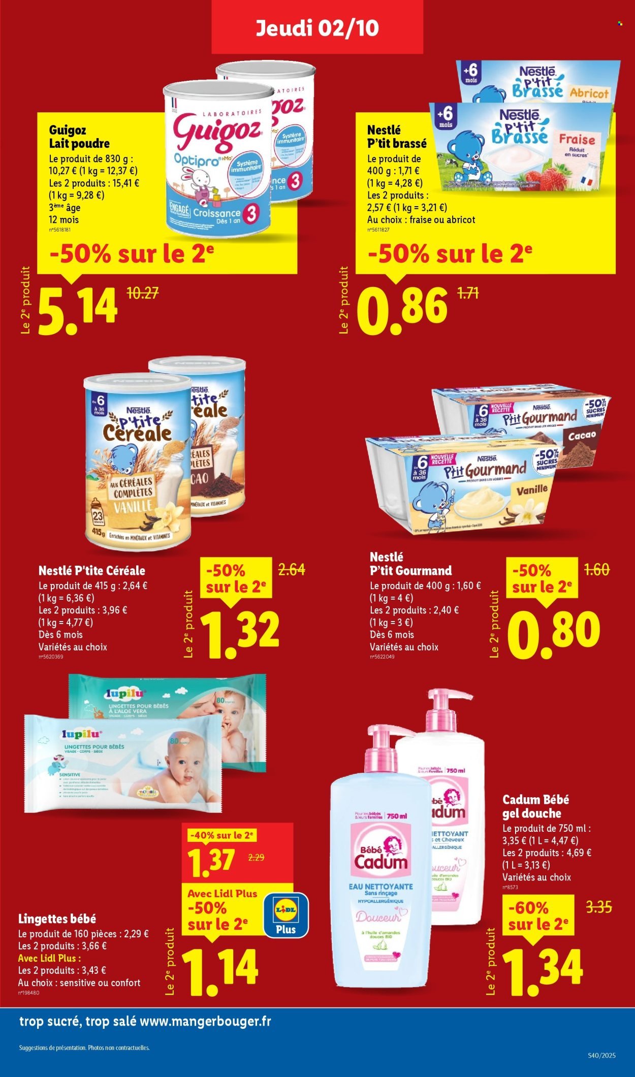 Catalogue LIDL - Les promos de la semaine (2025-10-02 - 2025-10-08)
