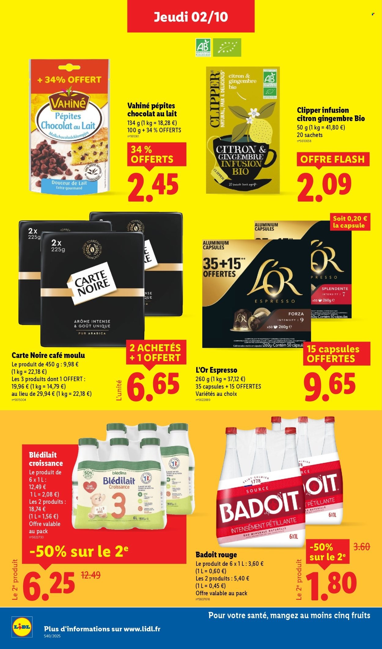 Catalogue LIDL - Les promos de la semaine (2025-10-02 - 2025-10-08)