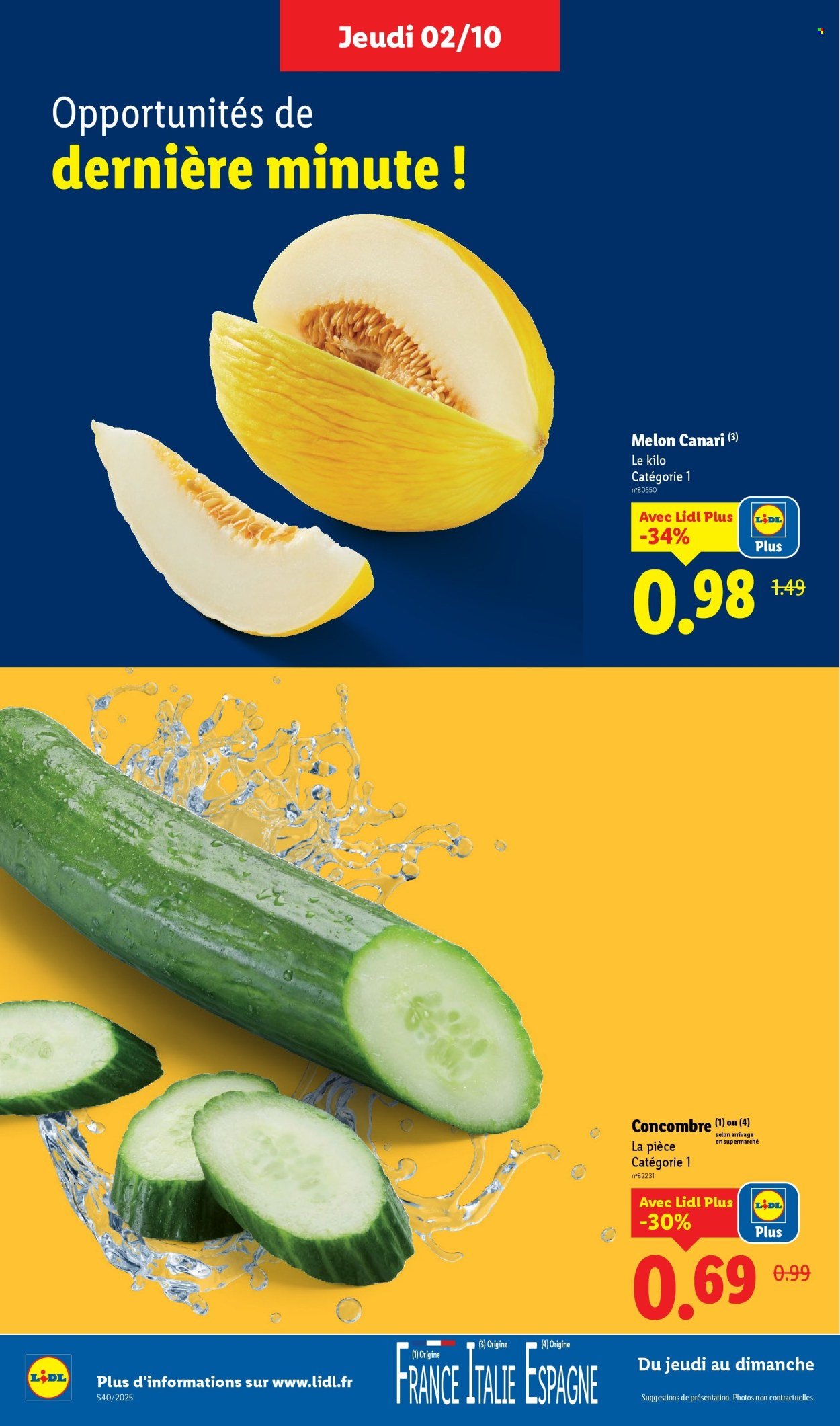 Catalogue LIDL - Les promos de la semaine (2025-10-02 - 2025-10-08)