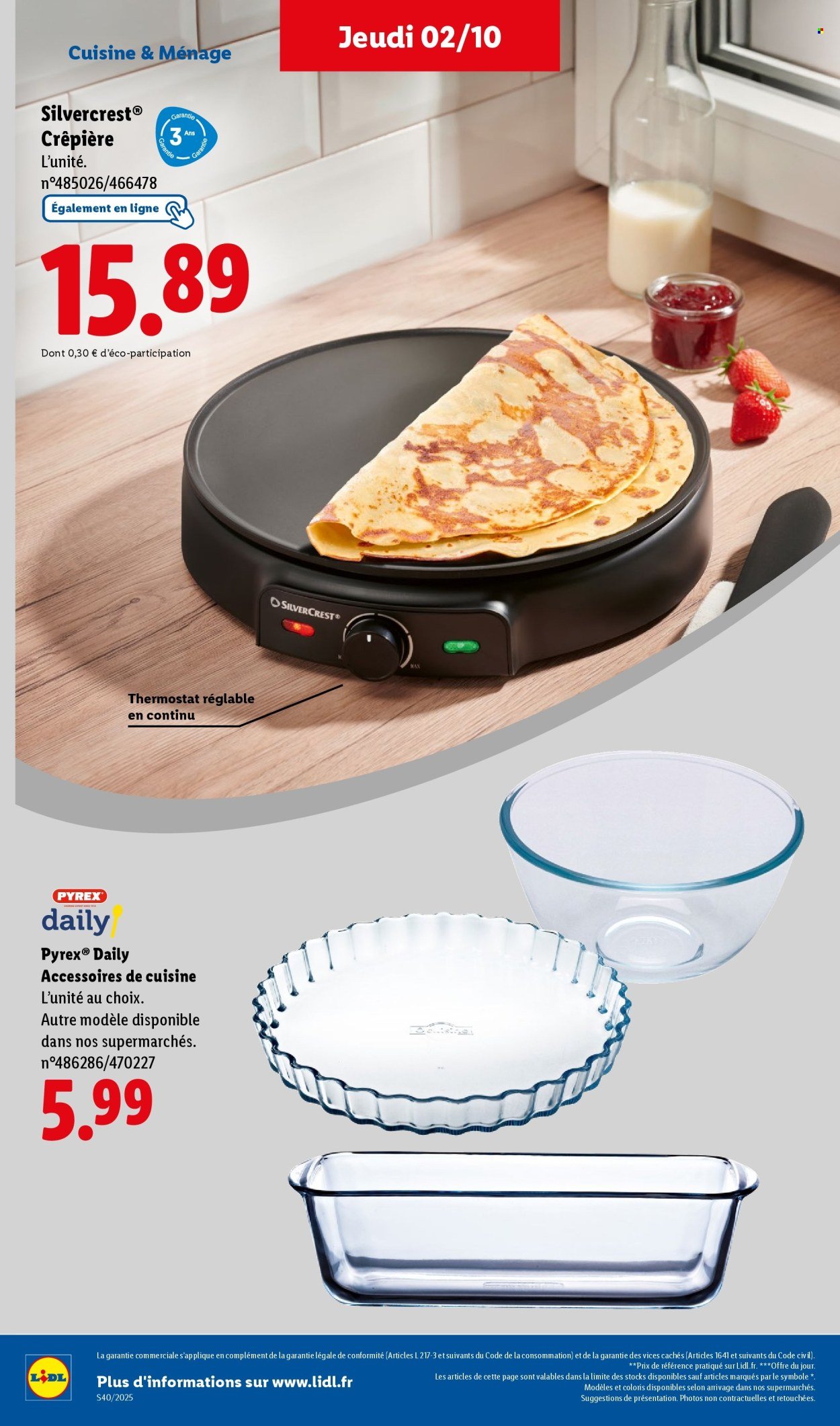 Catalogue LIDL - Les promos de la semaine (2025-10-02 - 2025-10-08)