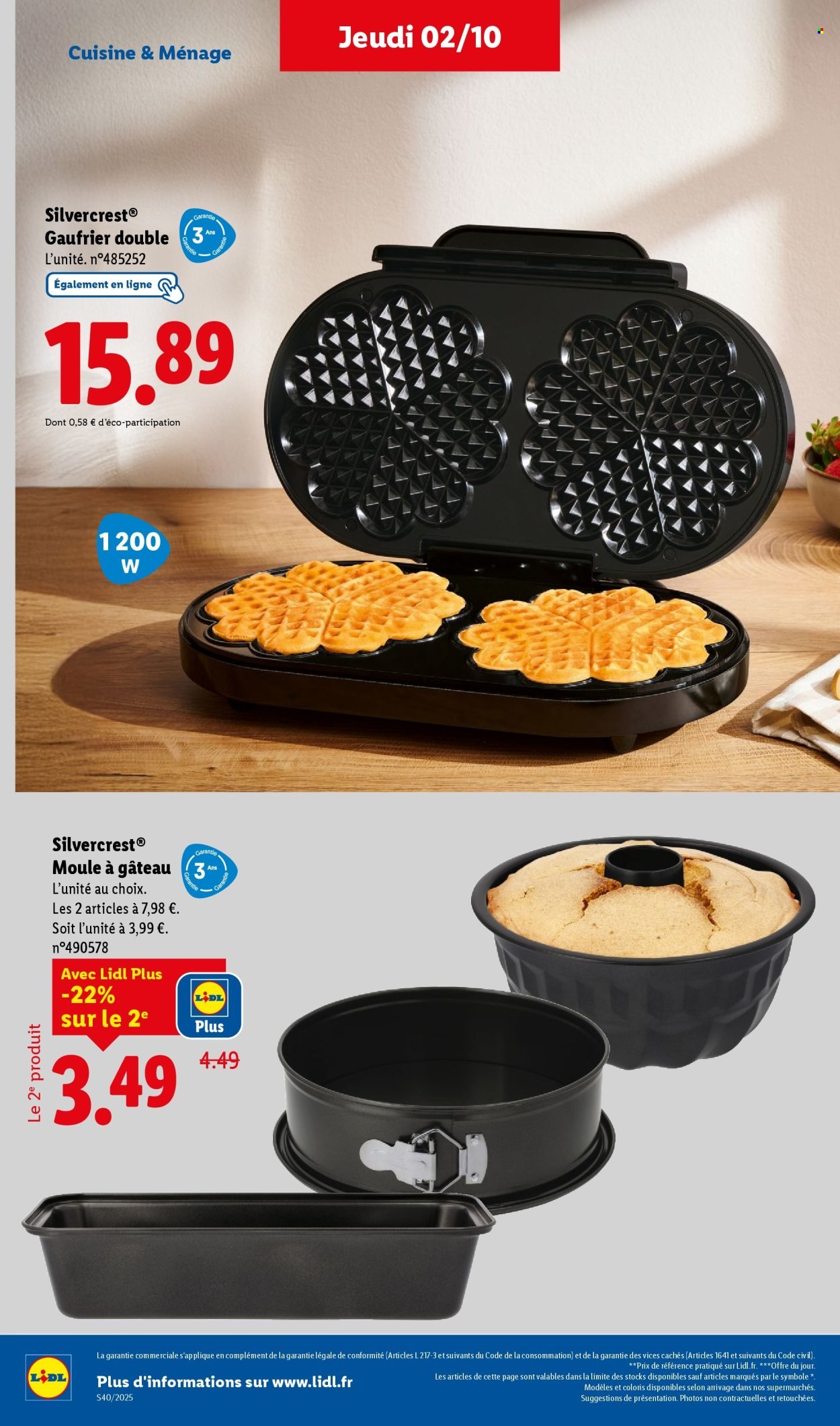 Catalogue LIDL - Les promos de la semaine (2025-10-02 - 2025-10-08)