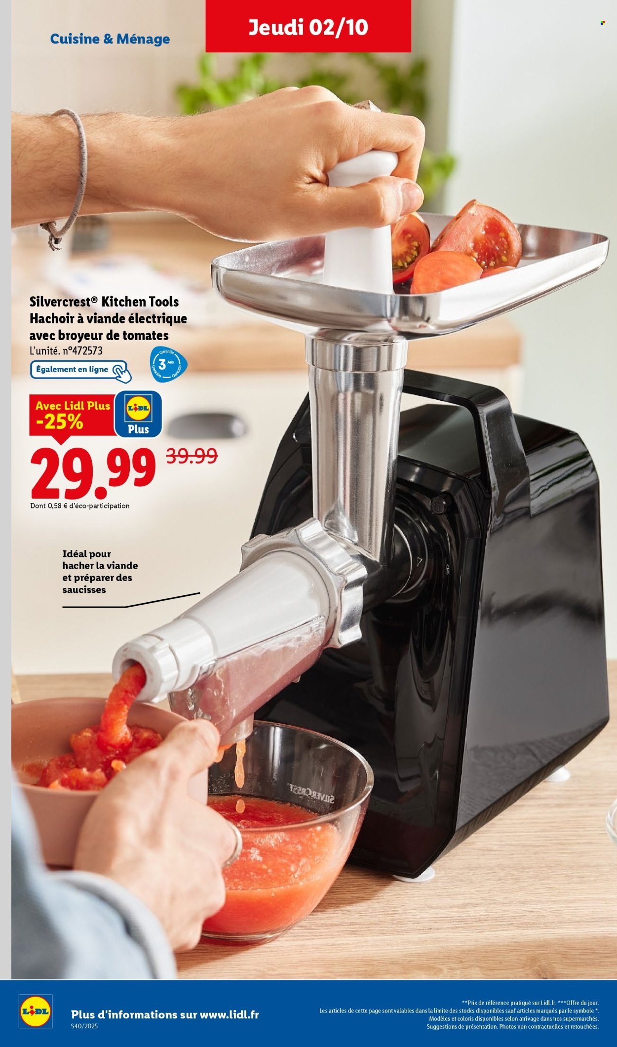 Catalogue LIDL - Les promos de la semaine (2025-10-02 - 2025-10-08)