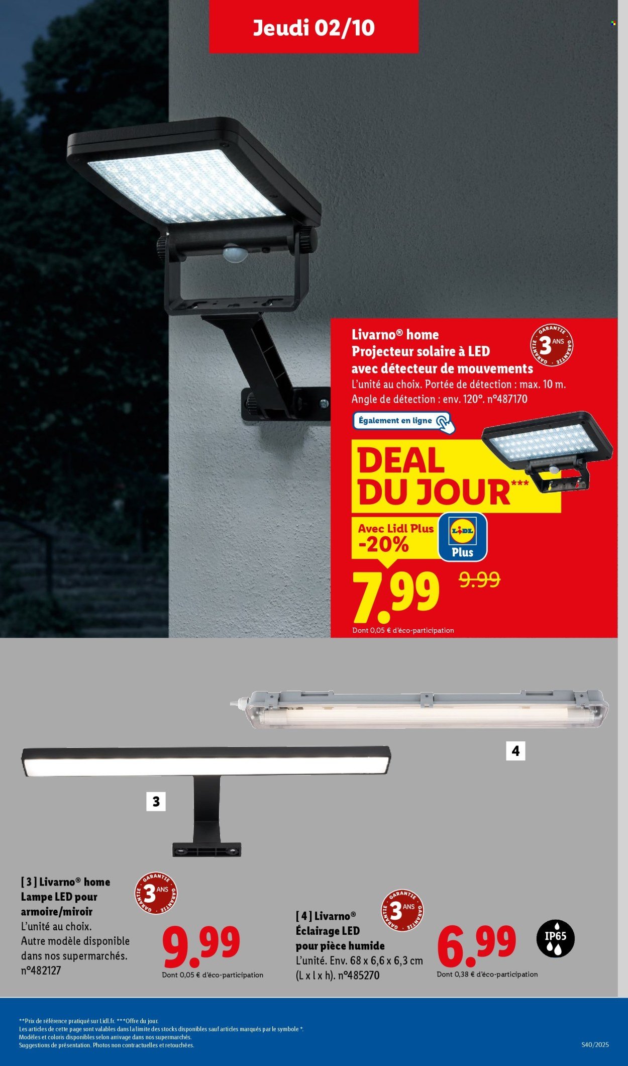 Catalogue LIDL - Les promos de la semaine (2025-10-02 - 2025-10-08)