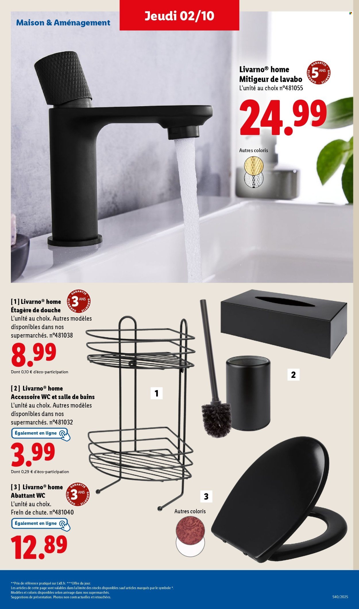 Catalogue LIDL - Les promos de la semaine (2025-10-02 - 2025-10-08)