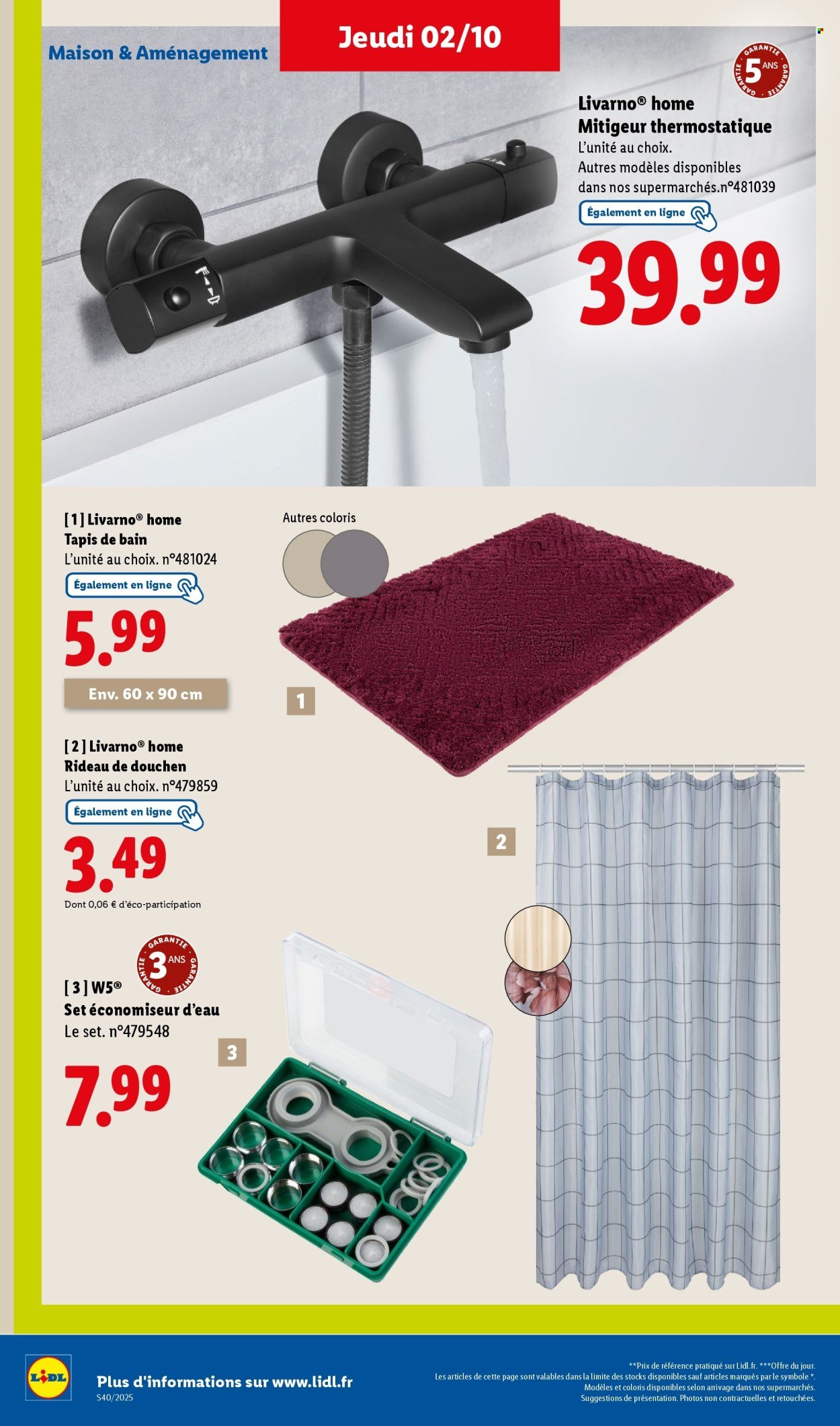 Catalogue LIDL - Les promos de la semaine (2025-10-02 - 2025-10-08)