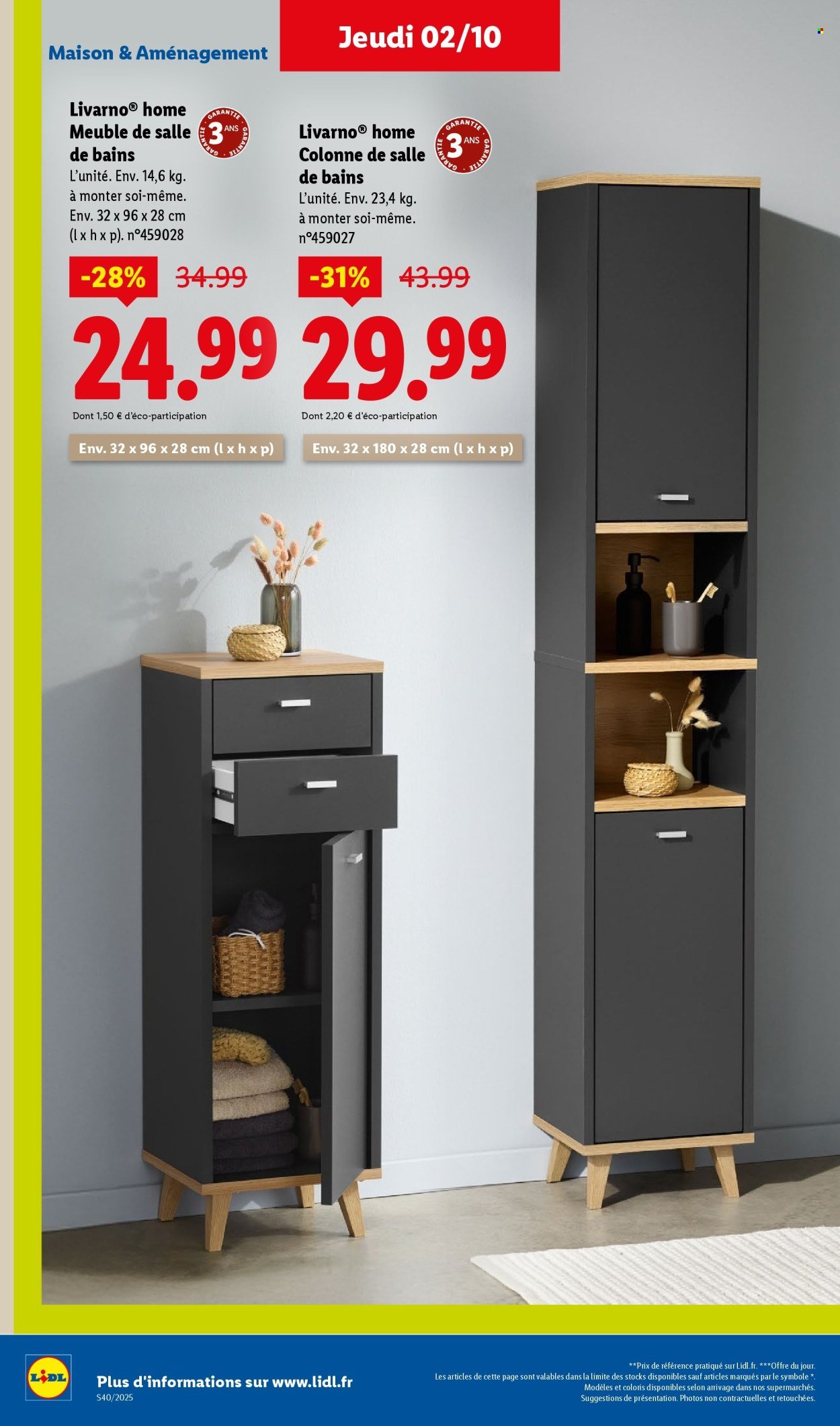 Catalogue LIDL - Les promos de la semaine (2025-10-02 - 2025-10-08)