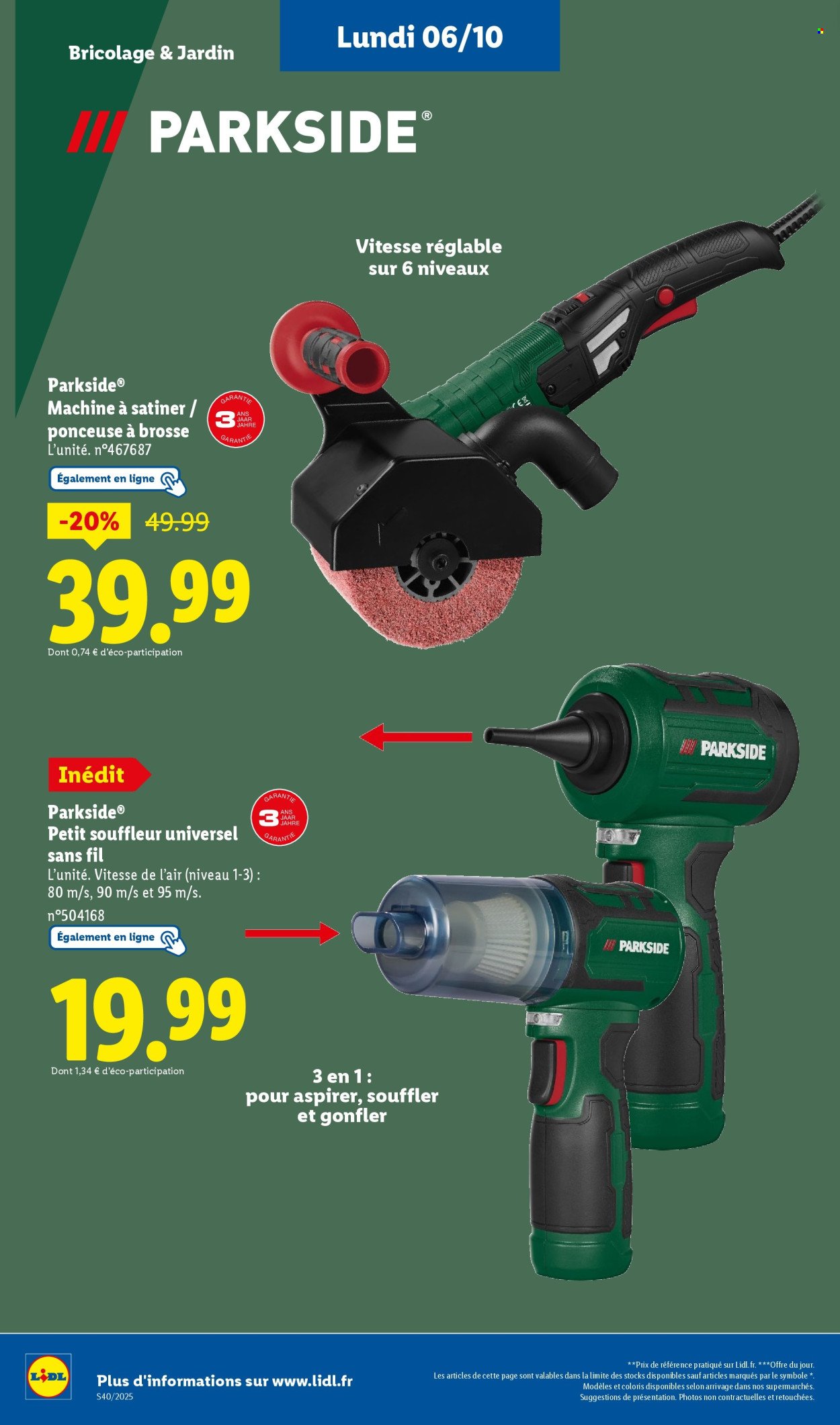 Catalogue LIDL - Les promos de la semaine (2025-10-02 - 2025-10-08)