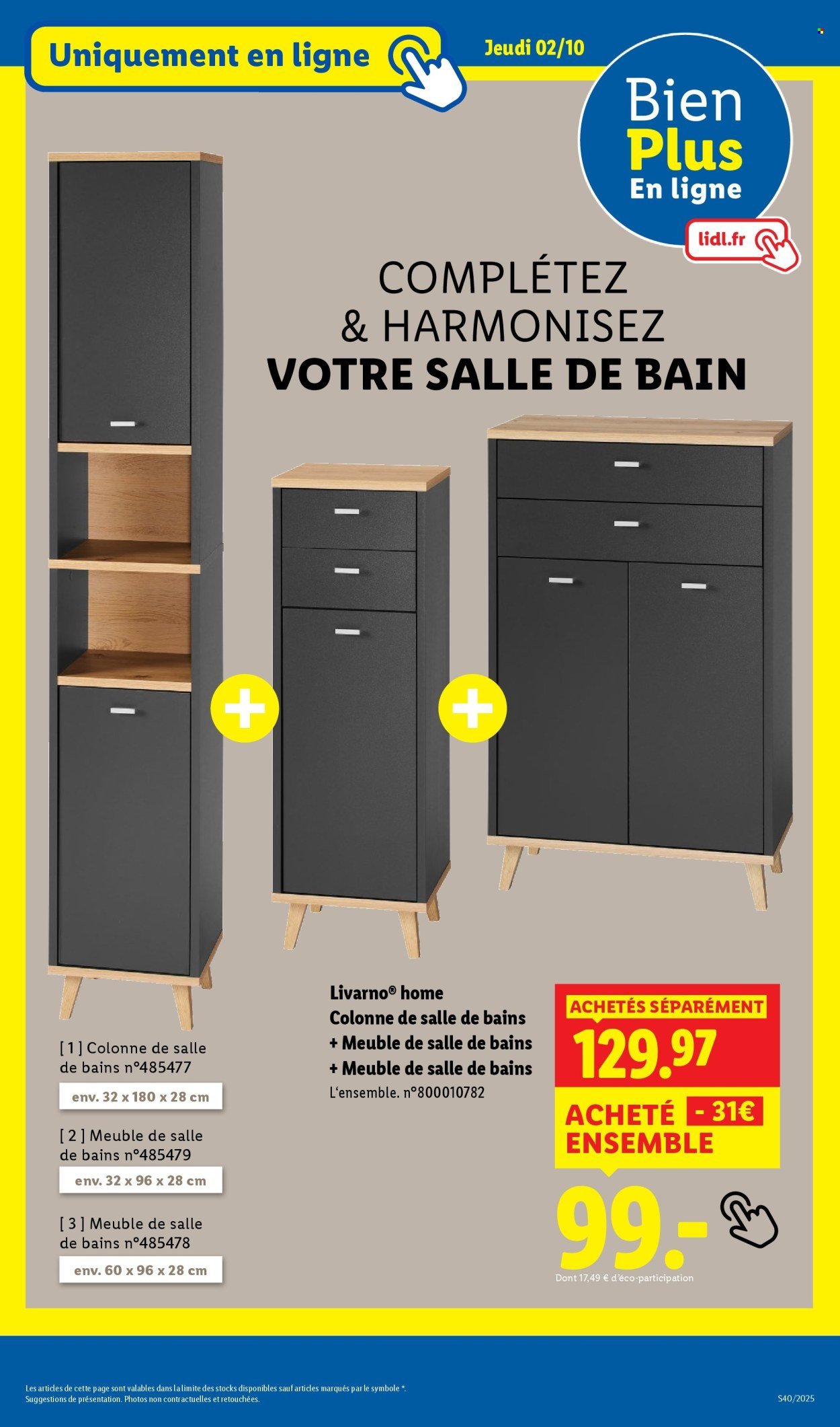 Catalogue LIDL - Les promos de la semaine (2025-10-02 - 2025-10-08)