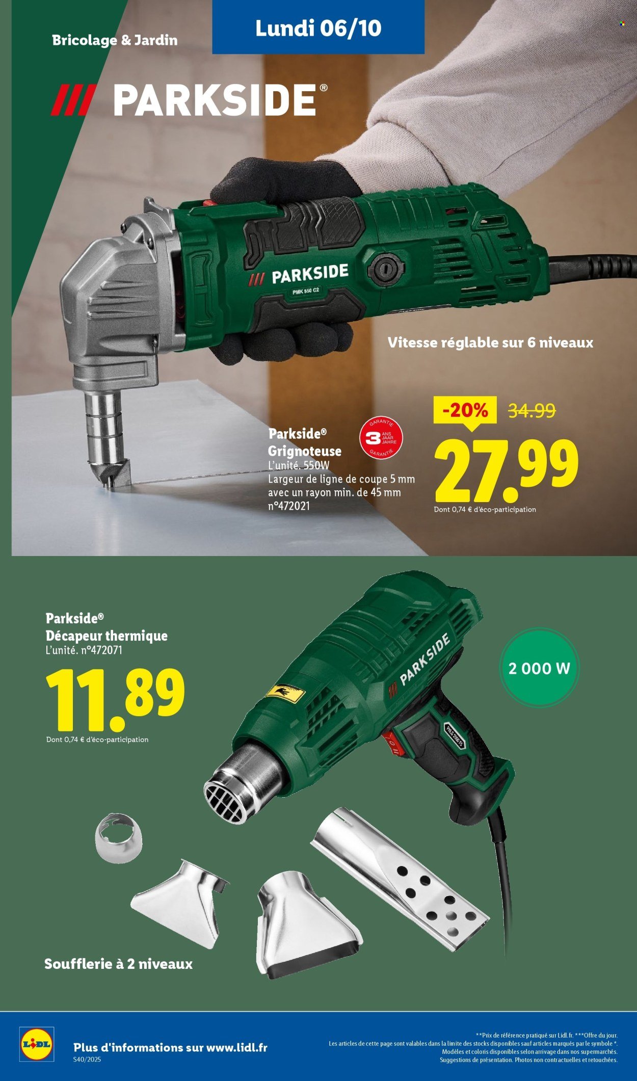 Catalogue LIDL - Les promos de la semaine (2025-10-02 - 2025-10-08)